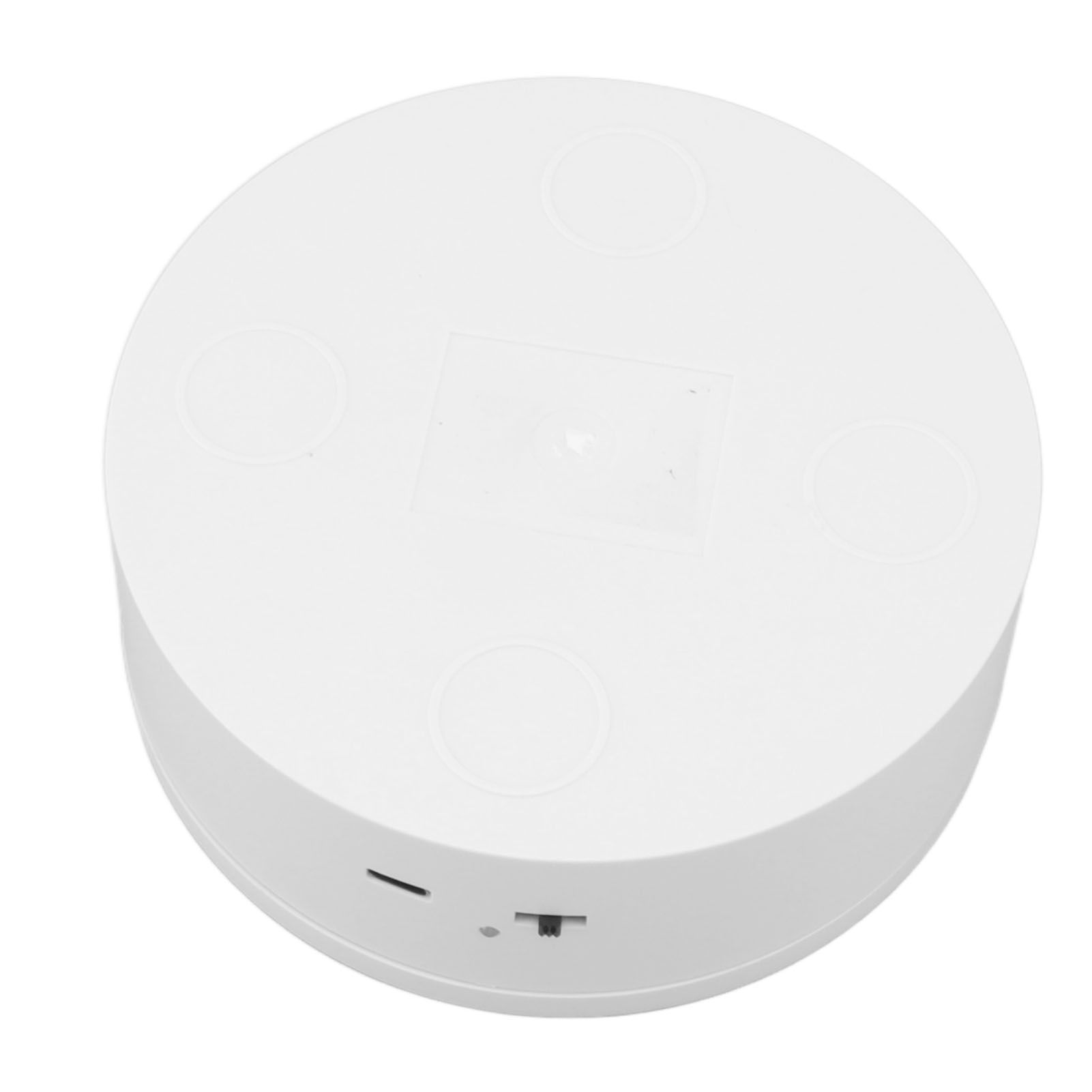 Rotating Display Stand White Plug in Remote Control Load Bearing 3kg Automatic Rotating Stand for Products Diameter 13cm / 5.1in - Image 8