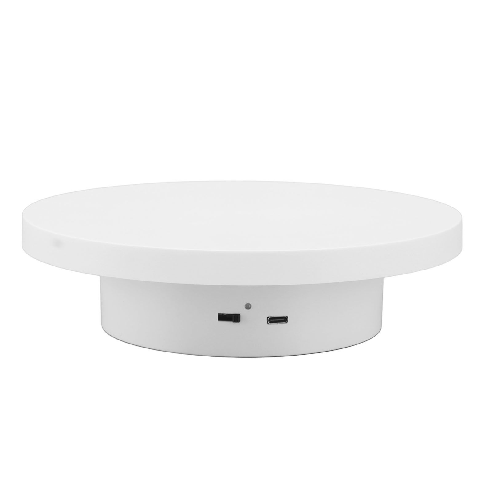 Rotating Display Stand White Plug in Remote Control Load Bearing 3kg Automatic Rotating Stand for Products Diameter 20cm / 7.9in - Image 6