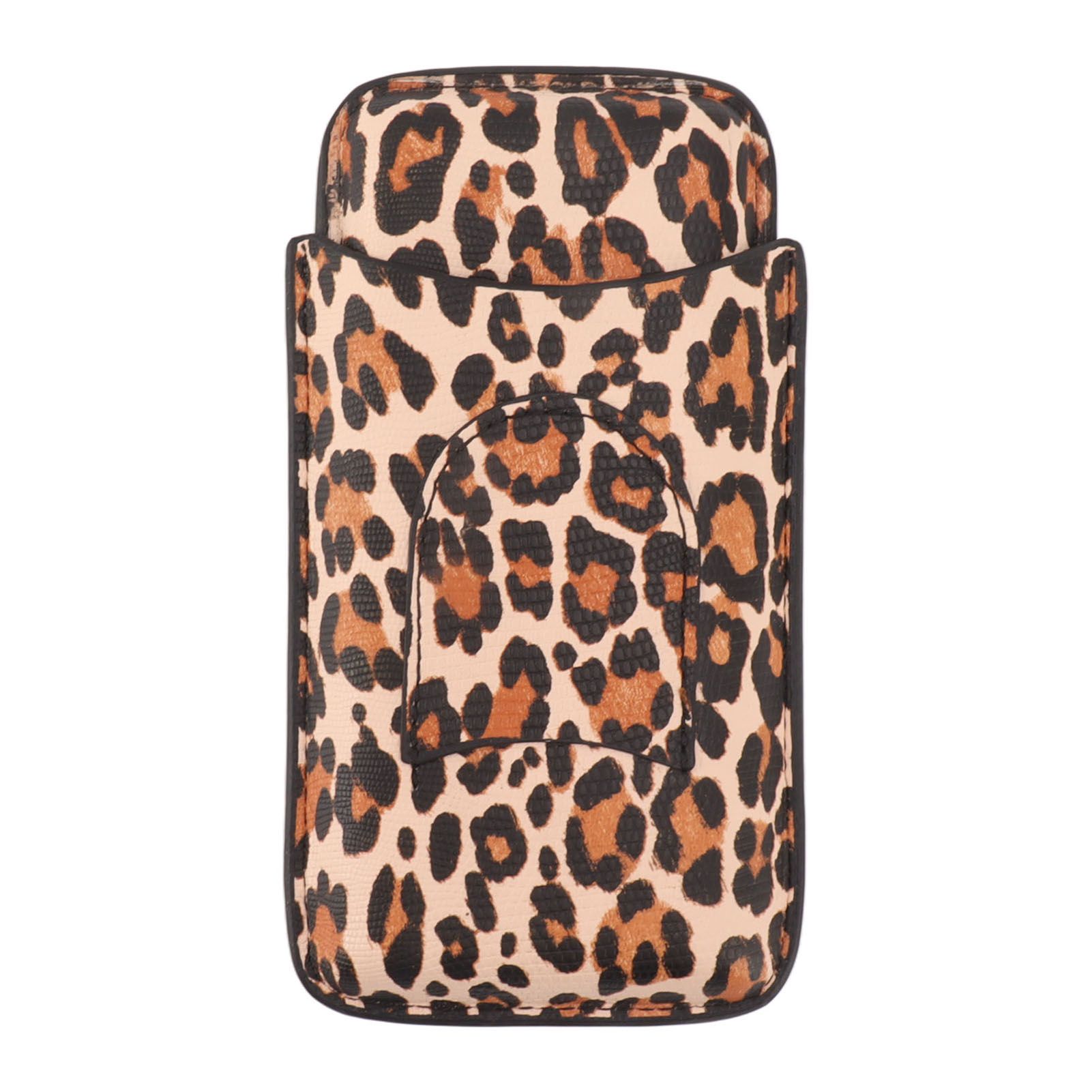 Cigar Case Portable Travel Humidor Case 3 Finger Cigar Carrying Case With Moisturize Function - Image 1