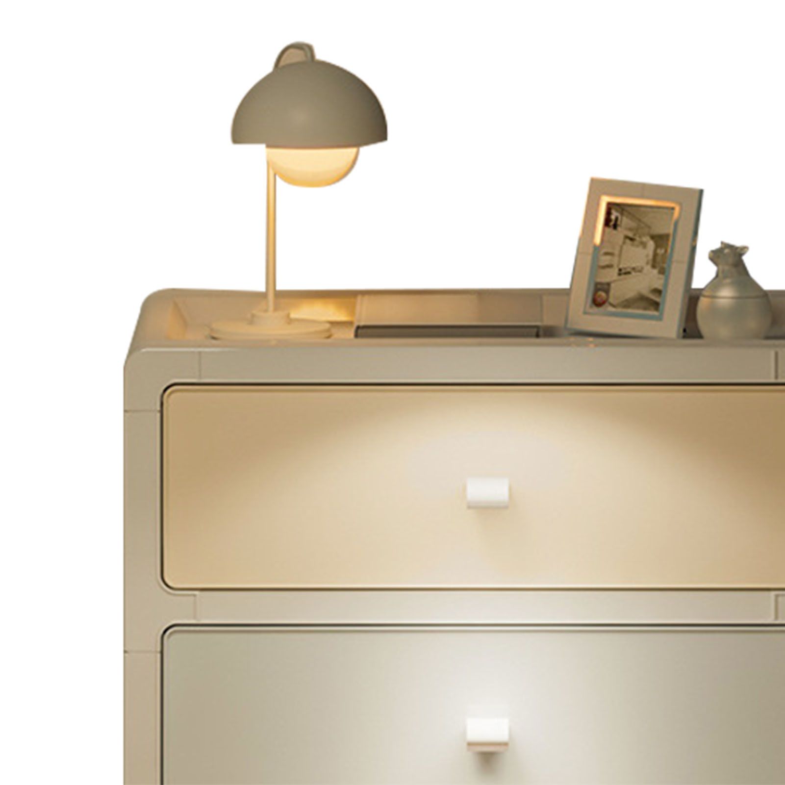 Home Storage Cabinet PP Macaron Color Large Capacity Multi Layer Drawer Storage Cabinet for Bedroom Office 3 Layer - Image 8