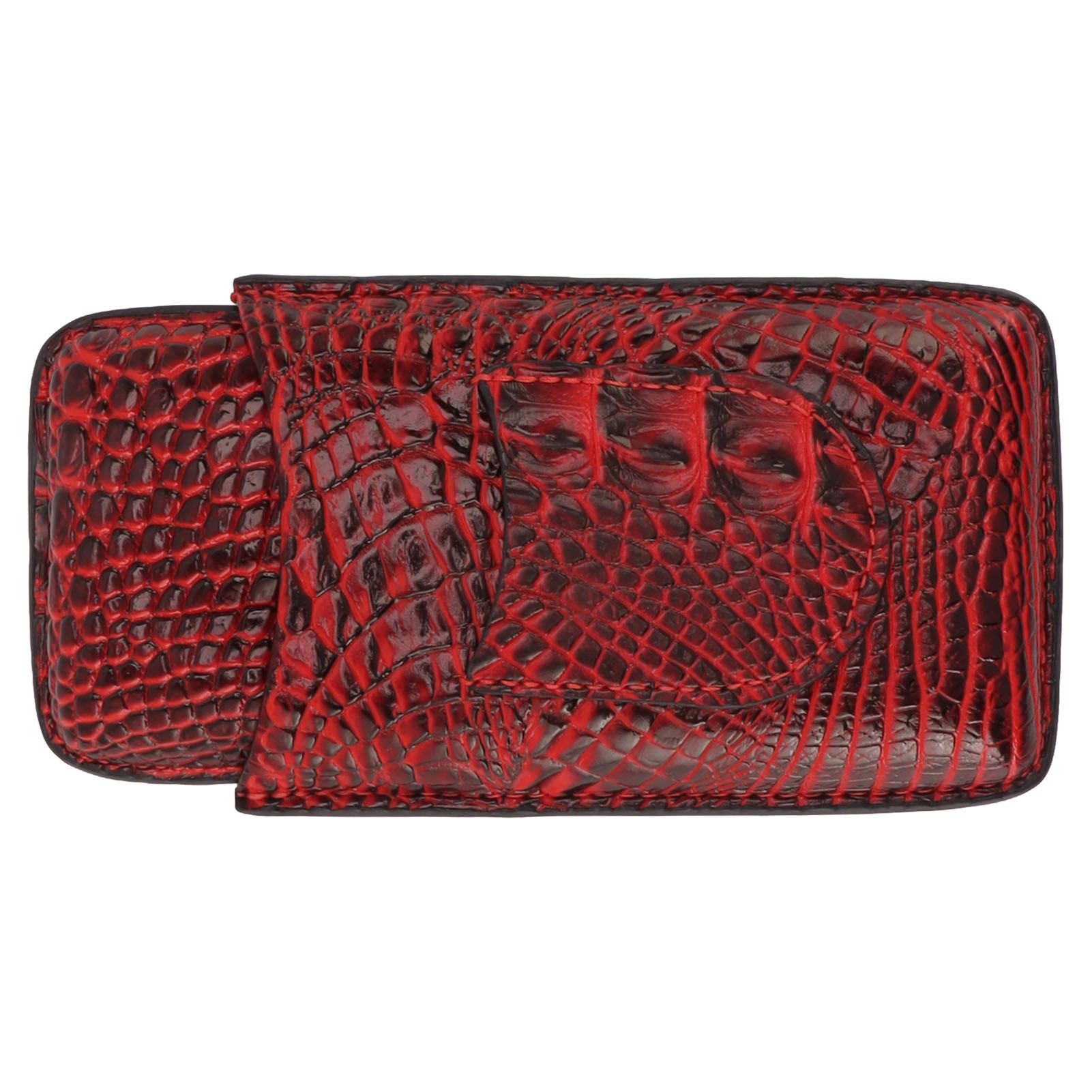 Travel Cigar Case Leather Soft Touch Fashion Appearance Portable Cigar Pouch for 3 Cigars 66 - Image 7