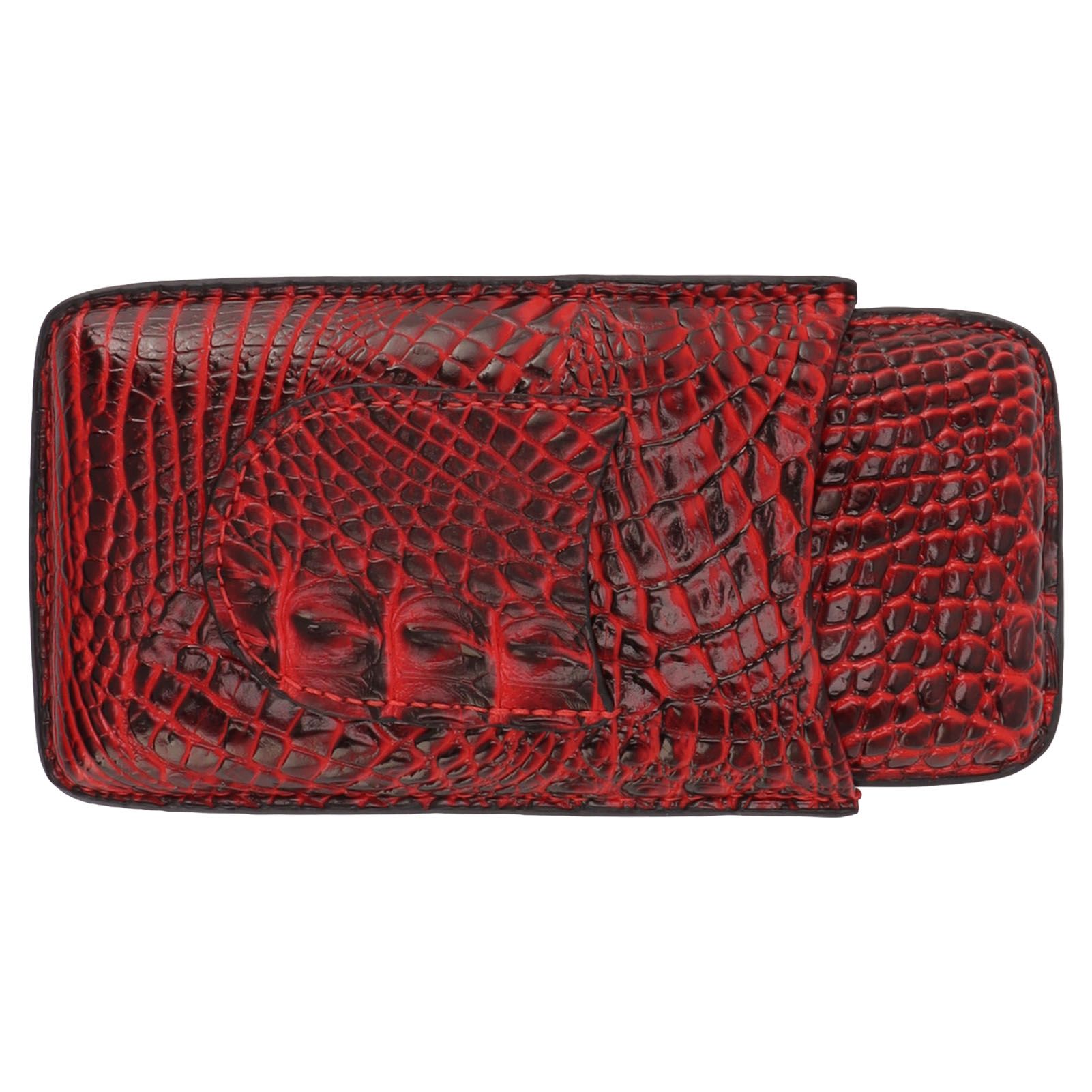 Travel Cigar Case Leather Soft Touch Fashion Appearance Portable Cigar Pouch for 3 Cigars 66 - Image 8