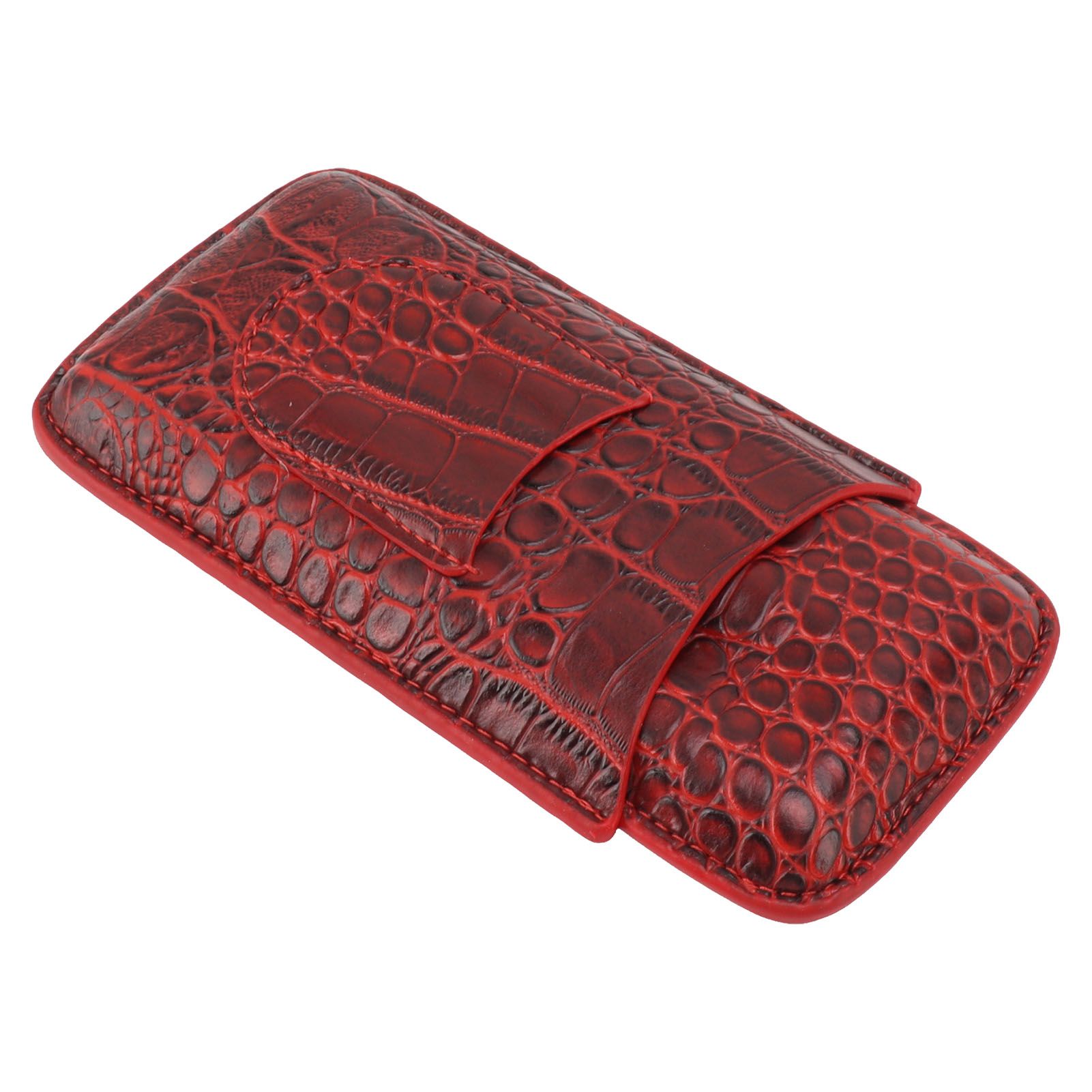 Travel Cigar Case Leather Soft Touch Fashion Appearance Portable Cigar Pouch for 3 Cigars 74 - Image 4