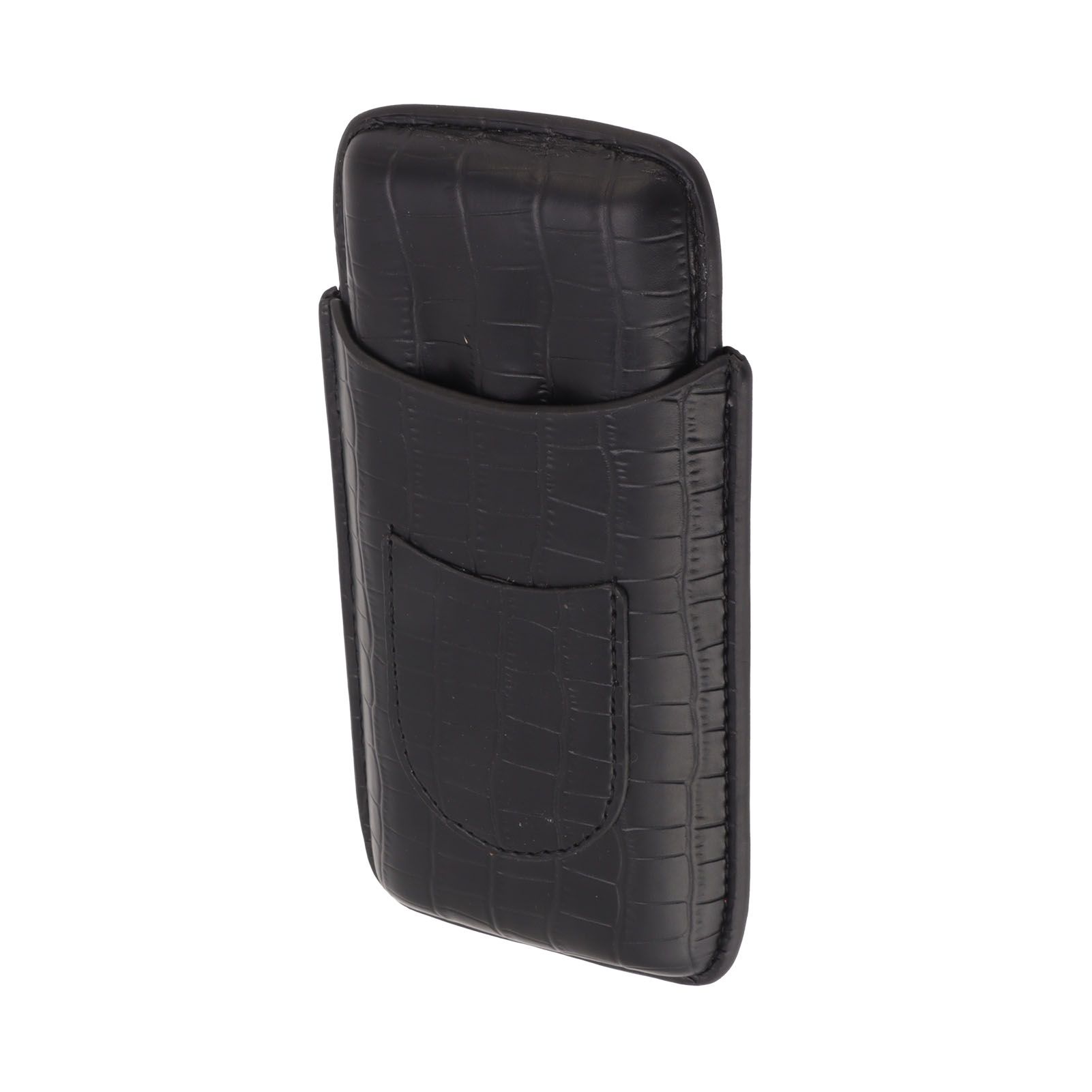 Cigar Holder Portable Tight Stitching Colorfast Lightweight 3 Finger Cigar Humidor Case for Travel Home - Image 5