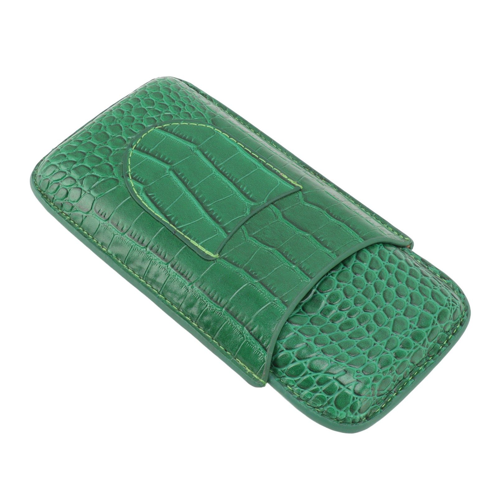 Cigar Holder Case Artificial Leather Portable Durable Elegant 3 Finger Cigar Box for Travel Outdoor Business 81 - Image 6