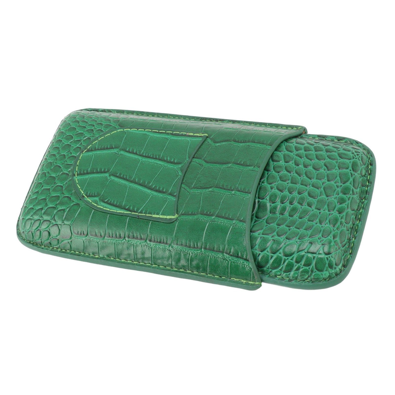 Cigar Holder Case Artificial Leather Portable Durable Elegant 3 Finger Cigar Box for Travel Outdoor Business 81 - Image 8