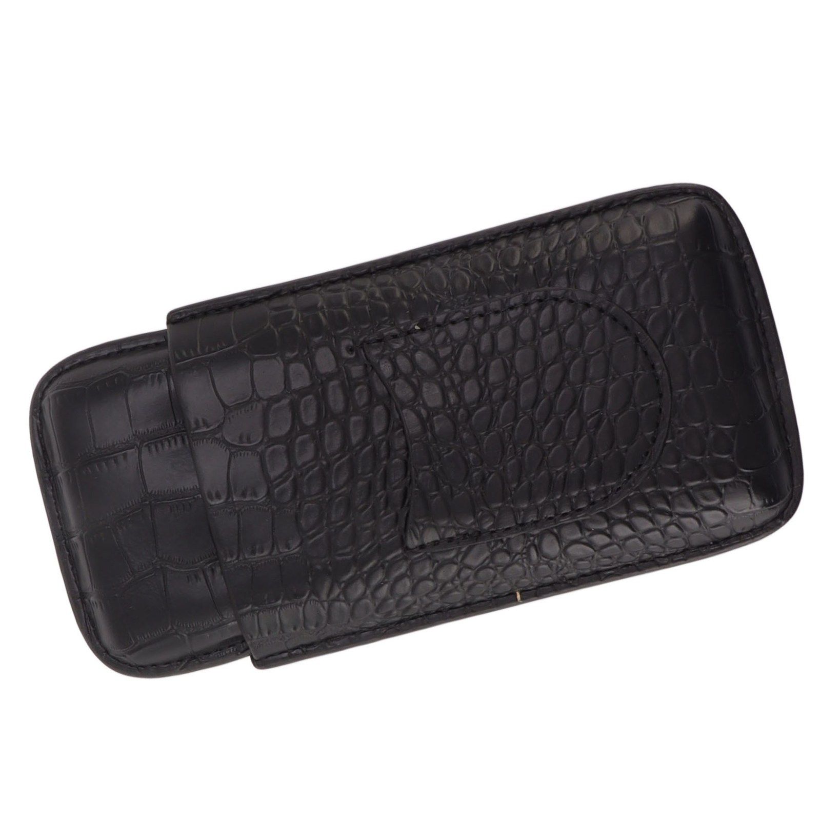 Portable Cigar Case 3 Holder Leather Humidor Box Cigar Moisturizing Protection Storage Bag - Image 7