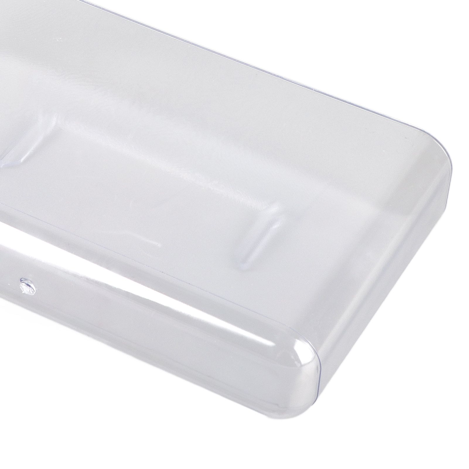 Adhesive Storage Bin Transparent Plastic Wall Mounted Floating Storage Holder Desk Organizer for Bedroom Bathroom L - Image 8