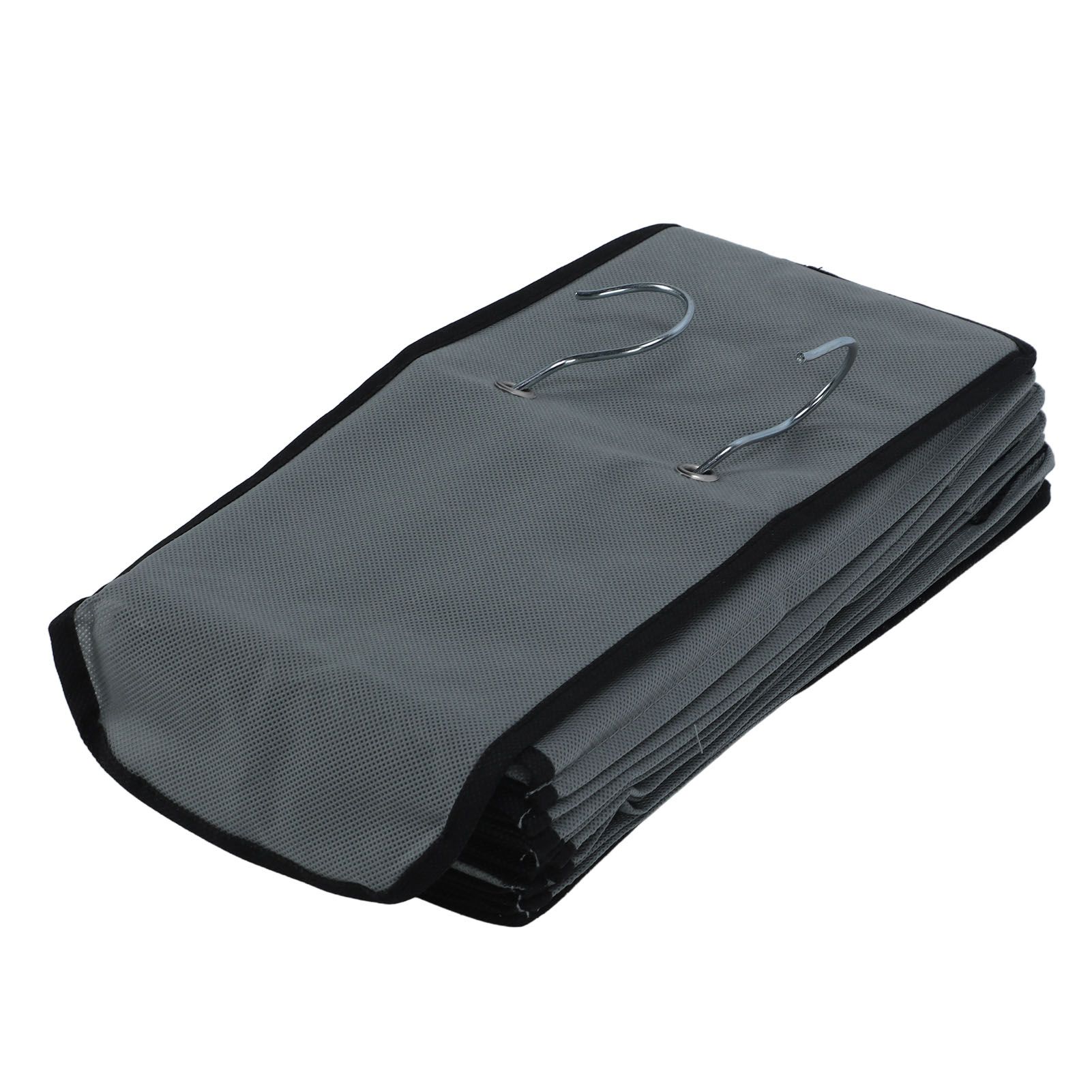 10 Layers Wardrobe Hanging Storage Bag Strong Load Bearing Multilayer Hanging Storage Bag for Shoes Hat Underwear - Image 3