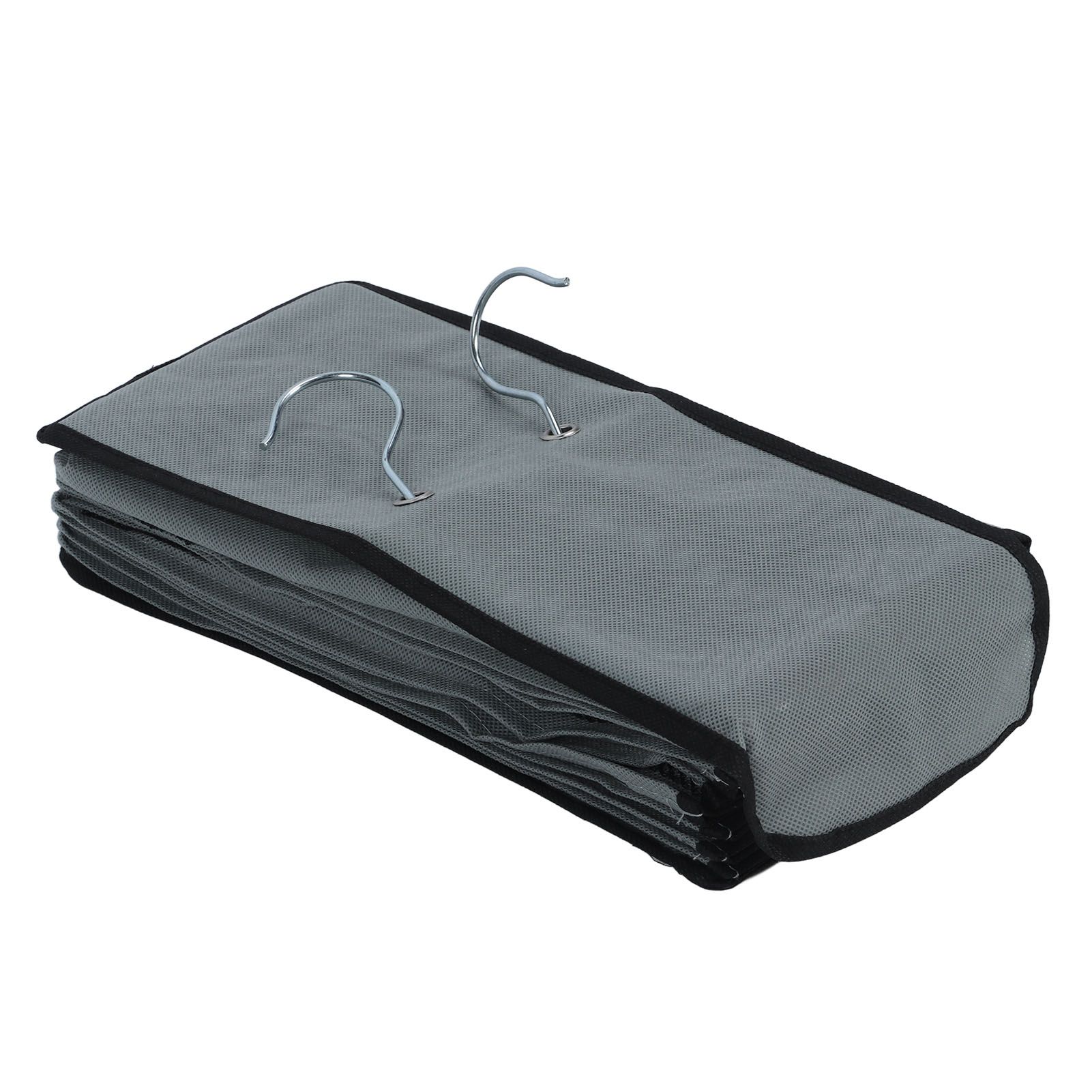 10 Layers Wardrobe Hanging Storage Bag Strong Load Bearing Multilayer Hanging Storage Bag for Shoes Hat Underwear - Image 4