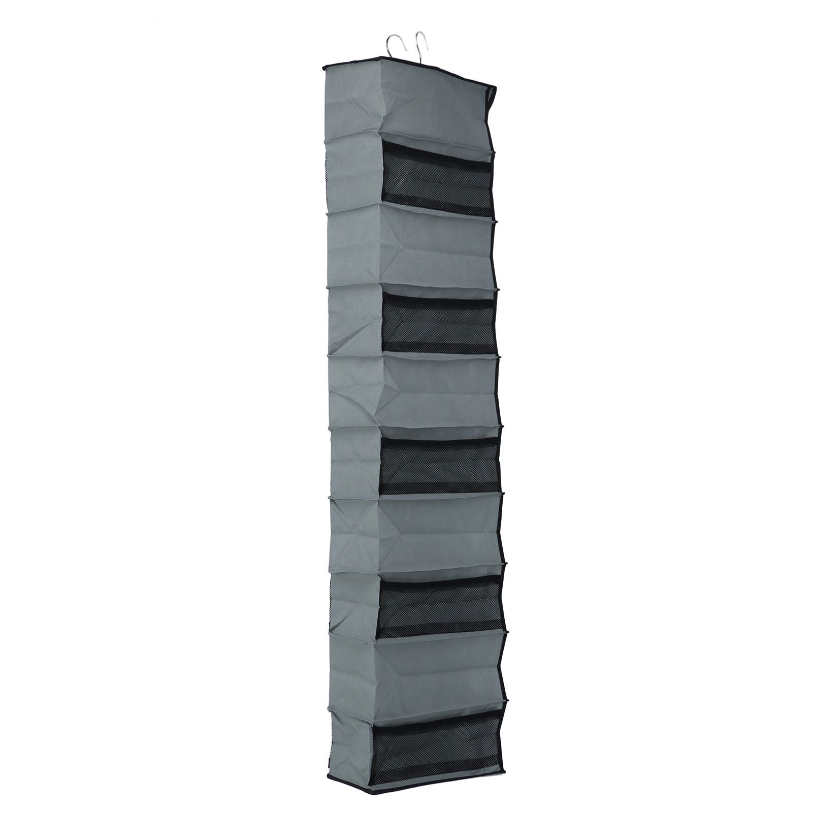 10 Layers Wardrobe Hanging Storage Bag Strong Load Bearing Multilayer Hanging Storage Bag for Shoes Hat Underwear - Image 8