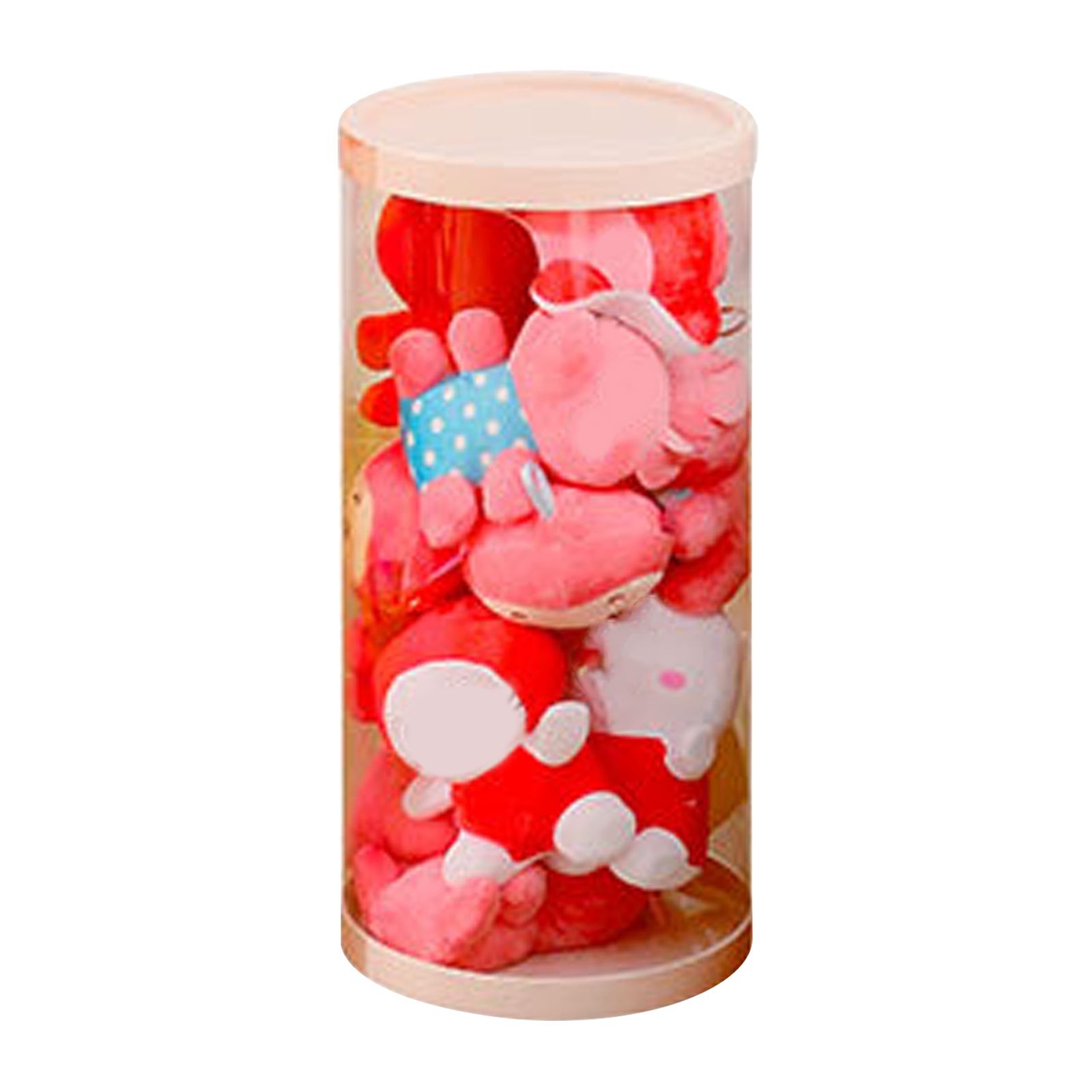 Doll Storage Bucket Transparent Rotatable PVC 26cm Stuffed Animal Storage Bucket for Home 50cm / 19.7in - Image 1