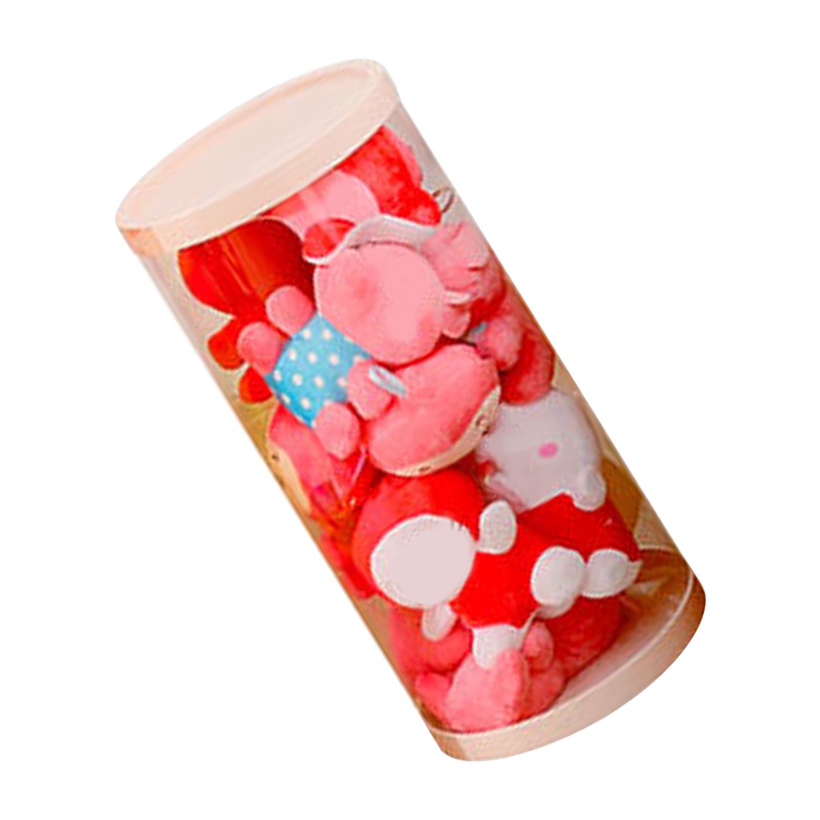 Doll Storage Bucket Transparent Rotatable PVC 26cm Stuffed Animal Storage Bucket for Home 50cm / 19.7in - Image 2