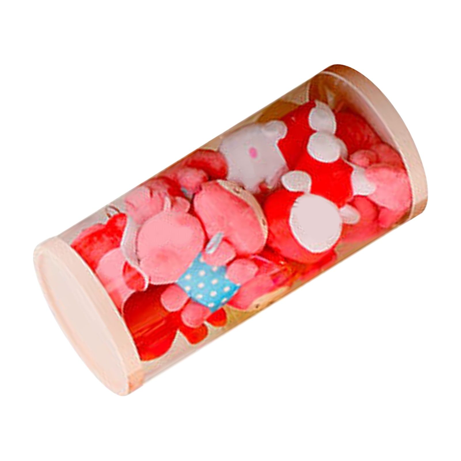 Doll Storage Bucket Transparent Rotatable PVC 26cm Stuffed Animal Storage Bucket for Home 50cm / 19.7in - Image 3