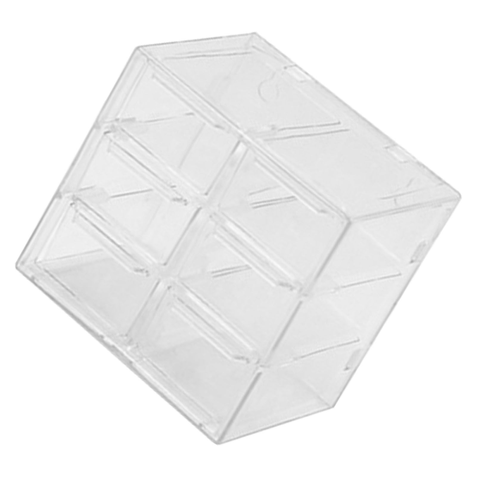 Grid Storage Box Dustproof Transparent Plastic Container Organizer for Jewelry Necklace DIY Art Craft 6 Compartments - Image 3