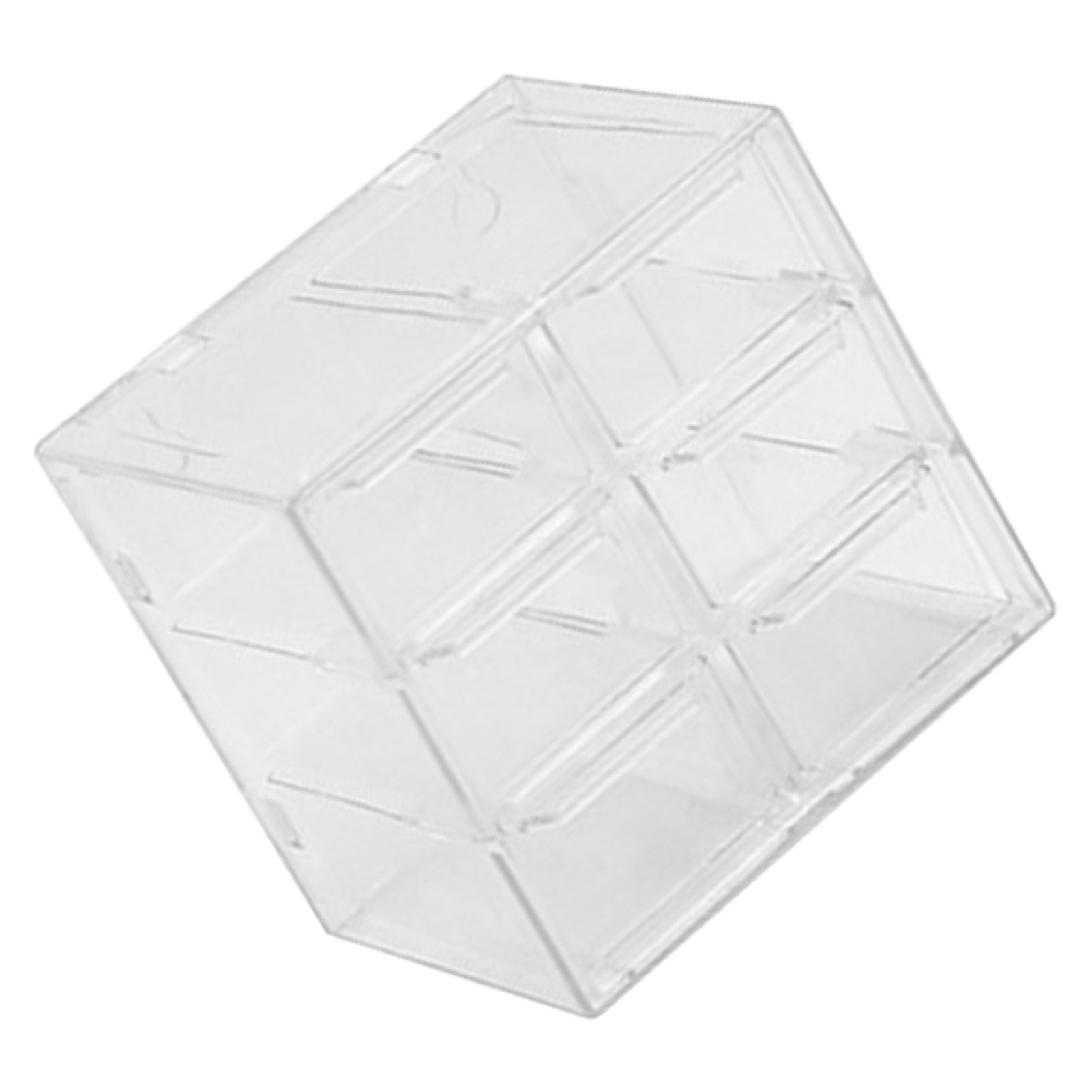 Grid Storage Box Dustproof Transparent Plastic Container Organizer for Jewelry Necklace DIY Art Craft 6 Compartments - Image 4
