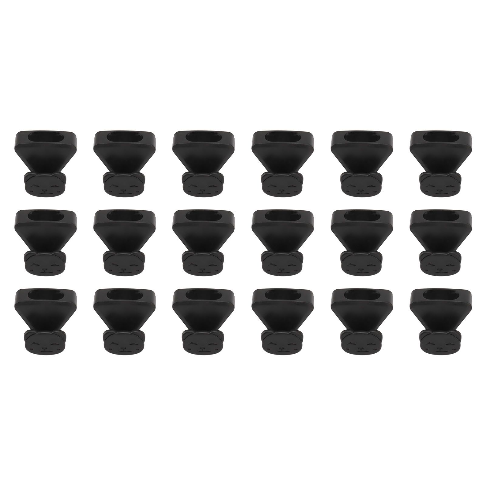 18 Pcs Clothes Hanger Connector Hook Space Saving Strong Bearing Hanger Extender for Closet Wardrobe Cartoon Style - Image 3
