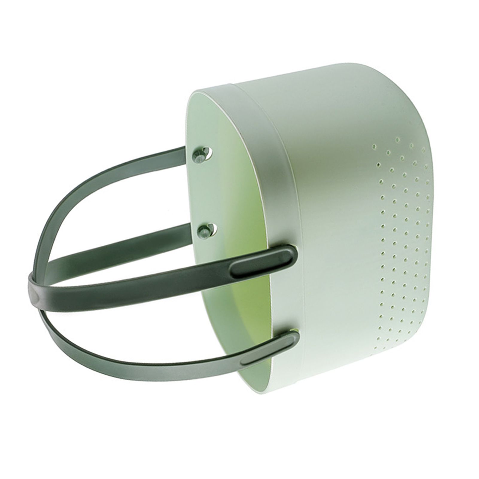Portable Shower Basket with Ventilation Holes Large Capacity Plastic Portable Storage Basket with Handles for Bathroom Green - Image 7