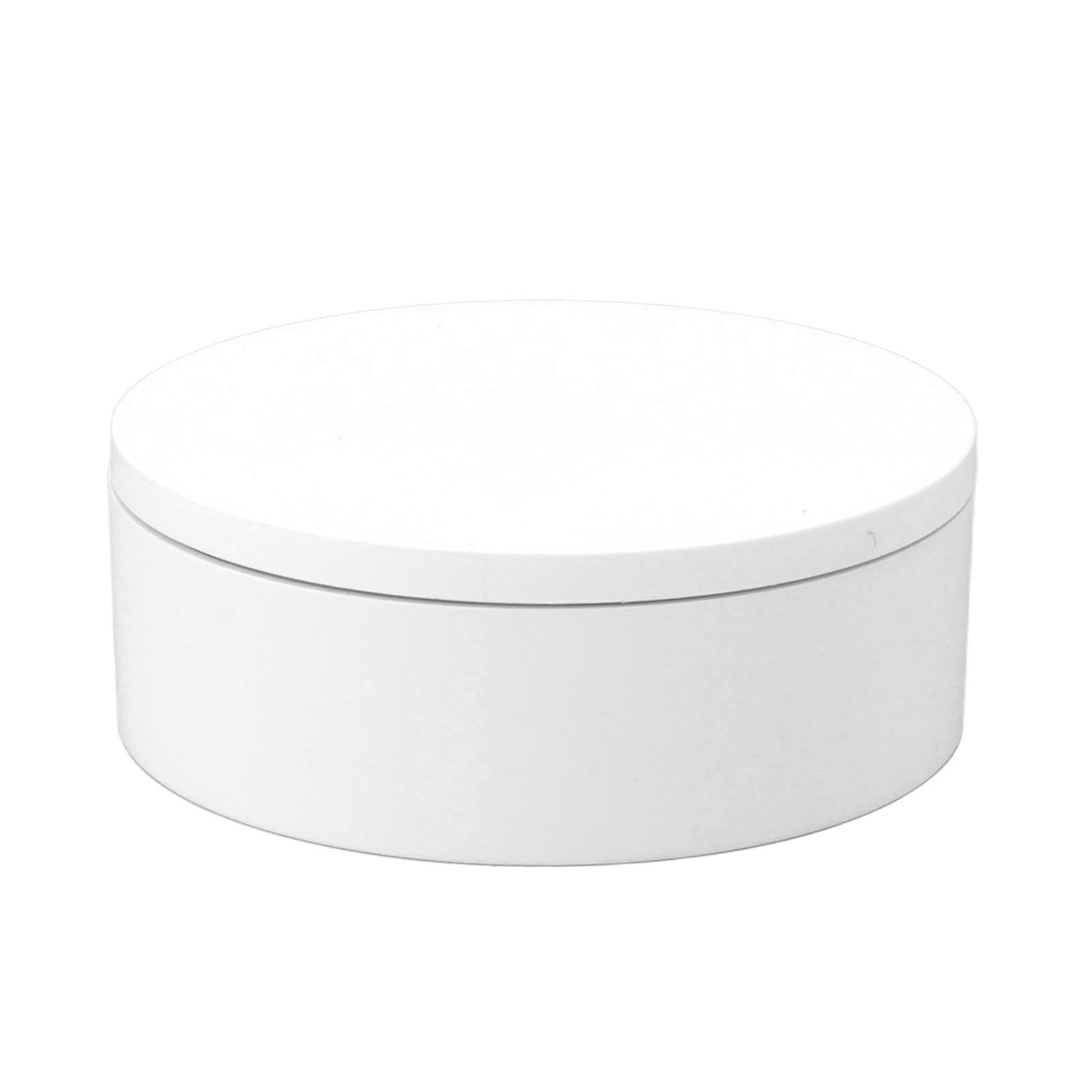 Electric Turntable 360 Degree Rotating Product Photography Display Rechargeable Remote Control 3kg Bearing White 13cm Diameter - Image 2