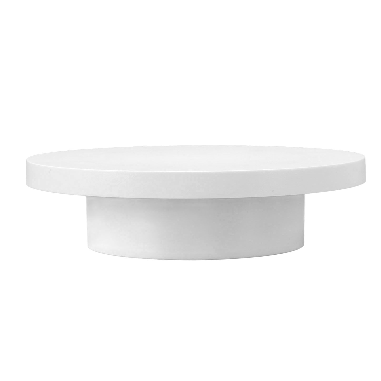Electric Turntable 360 Degree Rotating Product Photography Display Rechargeable Remote Control 3kg Bearing White 15cm Diameter - Image 2