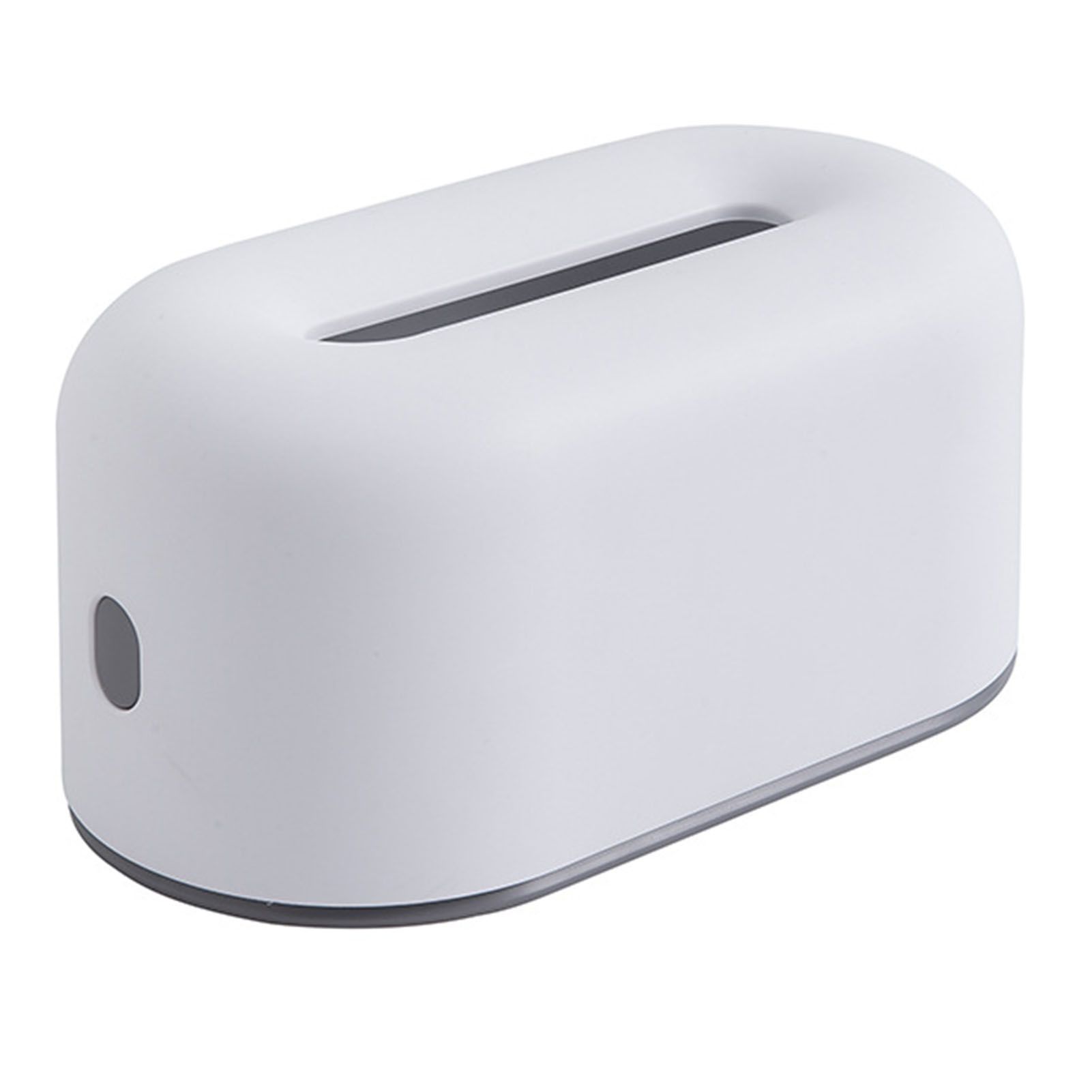 Nordic Ins Plastic Tissue Box Simple Paper Holder Dispenser Home Storage Case for Home Dormitory Bedroom Coffee Table Restaurant Warm White - Image 1