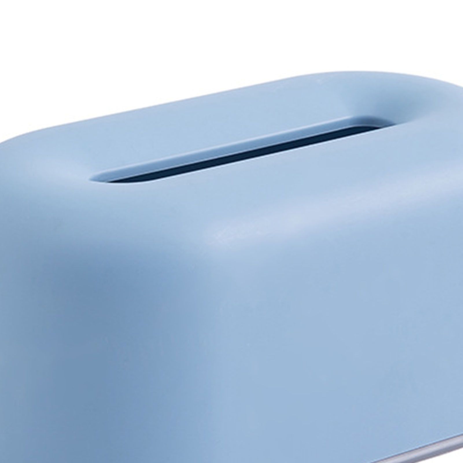 Nordic Ins Plastic Tissue Box Simple Paper Holder Dispenser Home Storage Case for Home Dormitory Bedroom Coffee Table Restaurant Sky Blue - Image 8