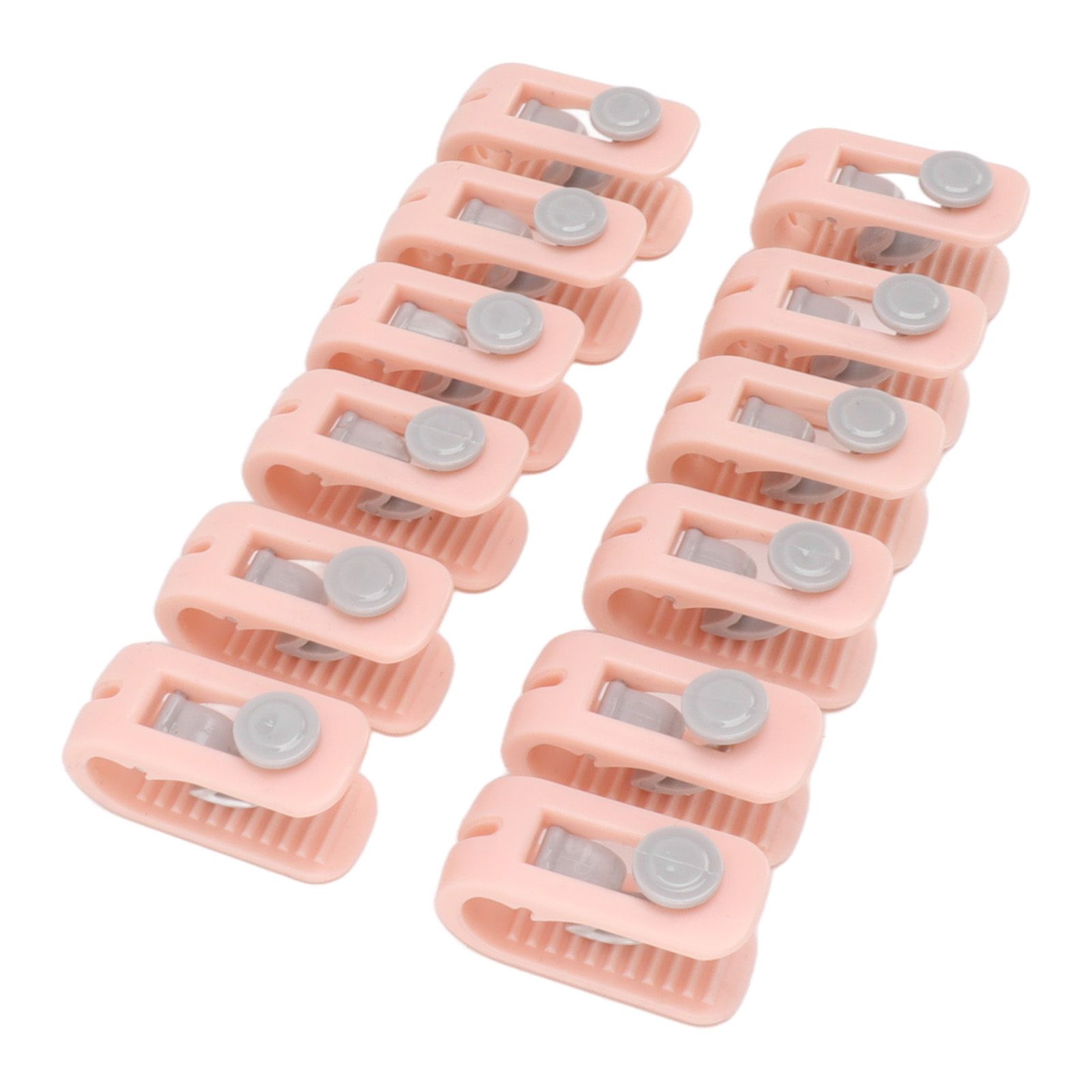 12pcs Bed Sheet Clips Prevent Slip Needleless Safe 180 Degree Closure Universal Quilt Cover Fastener for Home Pink - Image 5