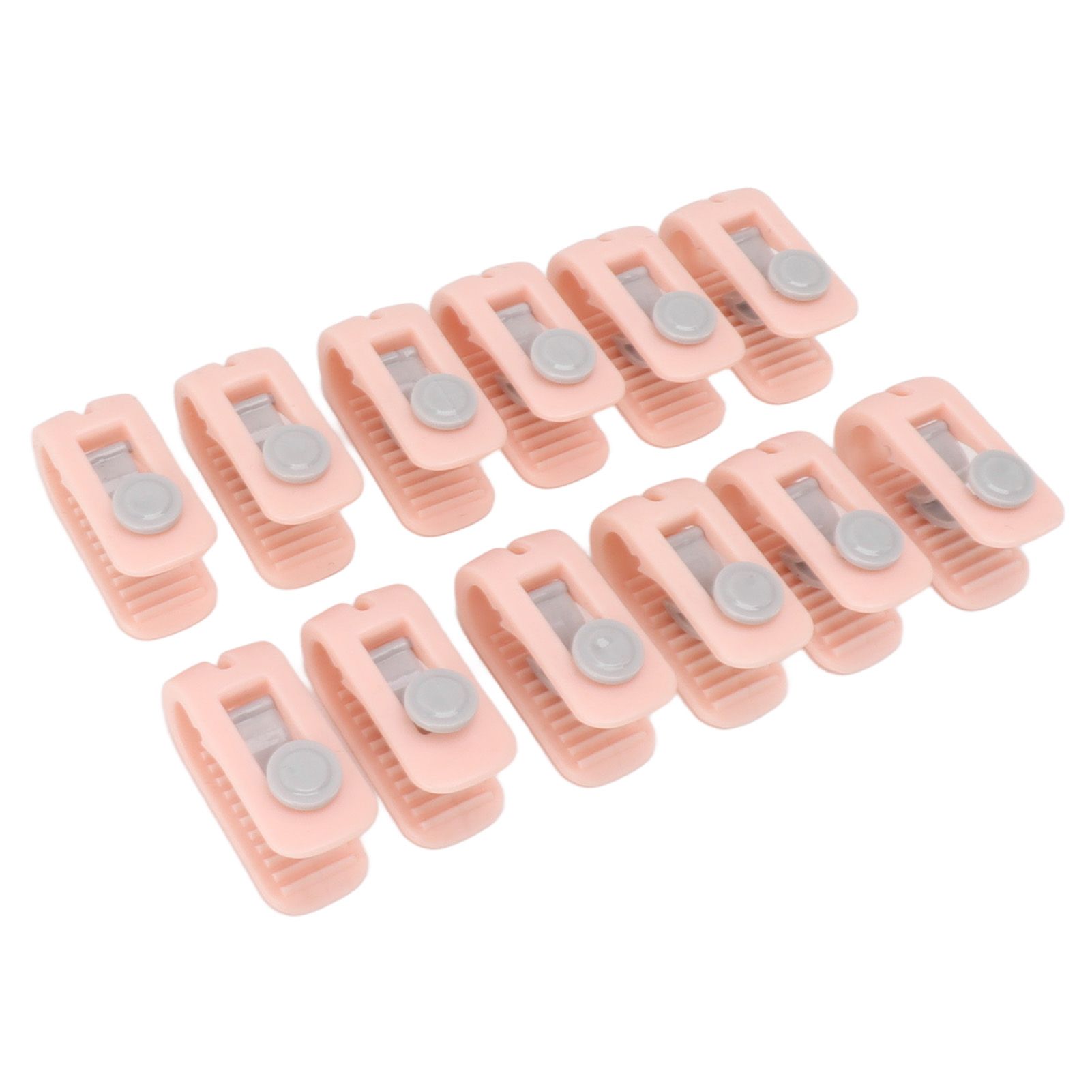 12pcs Bed Sheet Clips Prevent Slip Needleless Safe 180 Degree Closure Universal Quilt Cover Fastener for Home Pink - Image 6