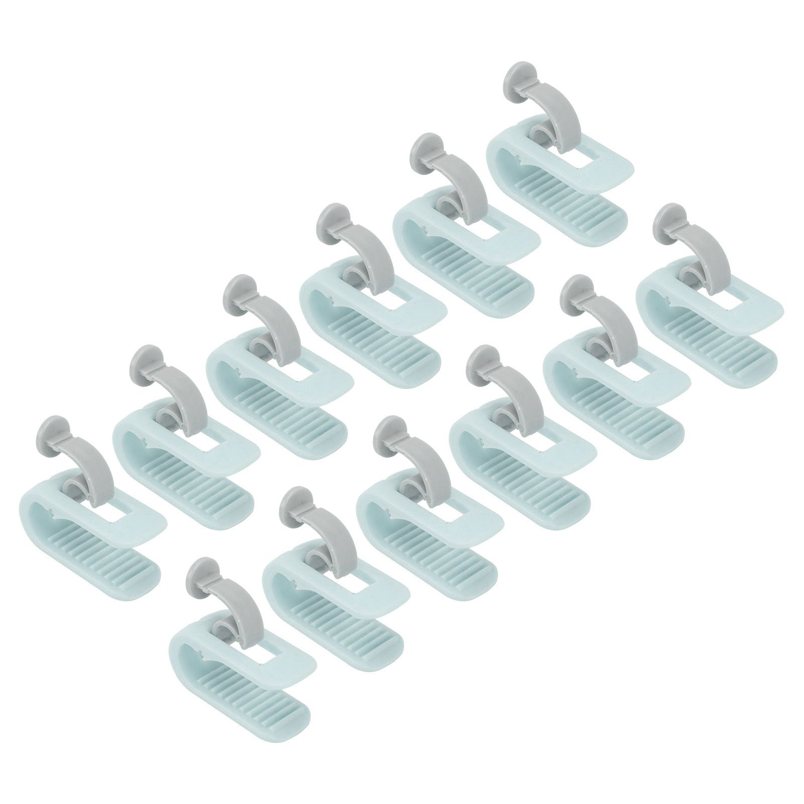 12pcs Bed Sheet Clips Prevent Slip Needleless Safe 180 Degree Closure Universal Quilt Cover Fastener for Home Green - Image 3