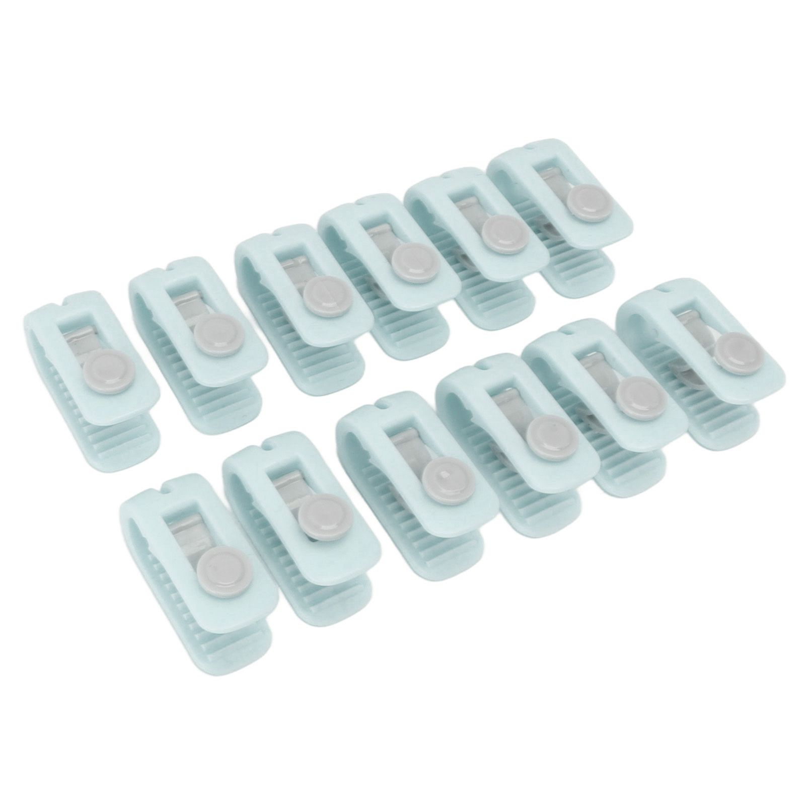12pcs Bed Sheet Clips Prevent Slip Needleless Safe 180 Degree Closure Universal Quilt Cover Fastener for Home Green - Image 6