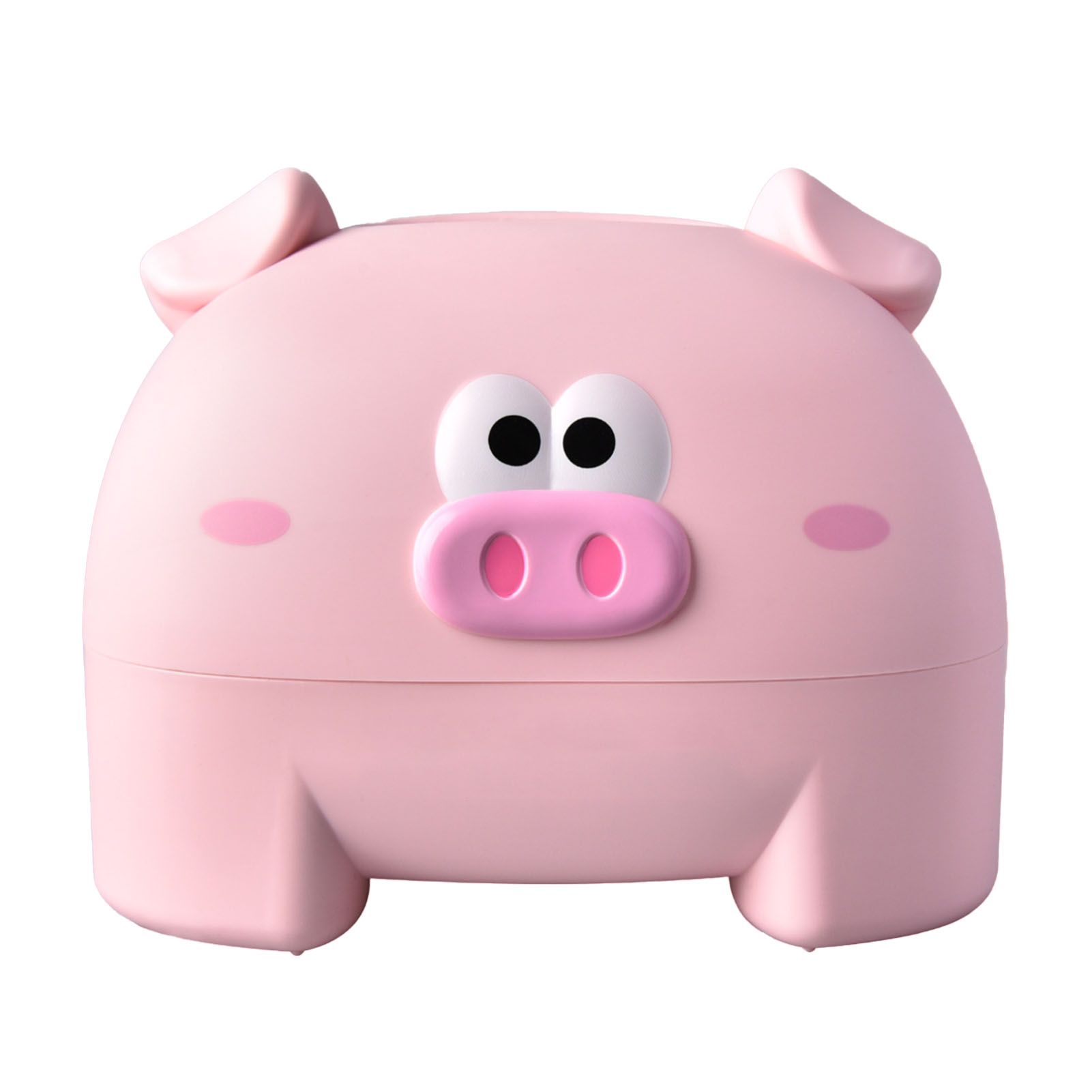 Cute Tissue Storage Box Pig Shaped Decorative Towel Napkin Container Case For Tabletop Pink - Image 2