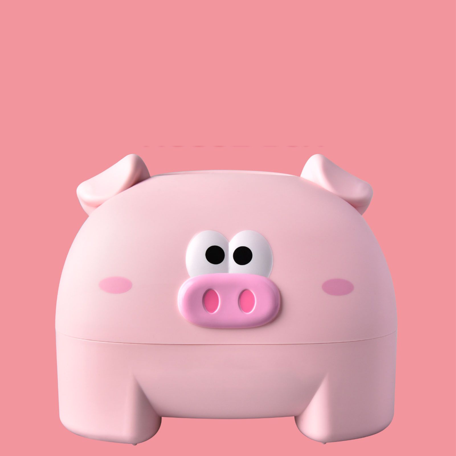 Cute Tissue Storage Box Pig Shaped Decorative Towel Napkin Container Case For Tabletop Pink - Image 6