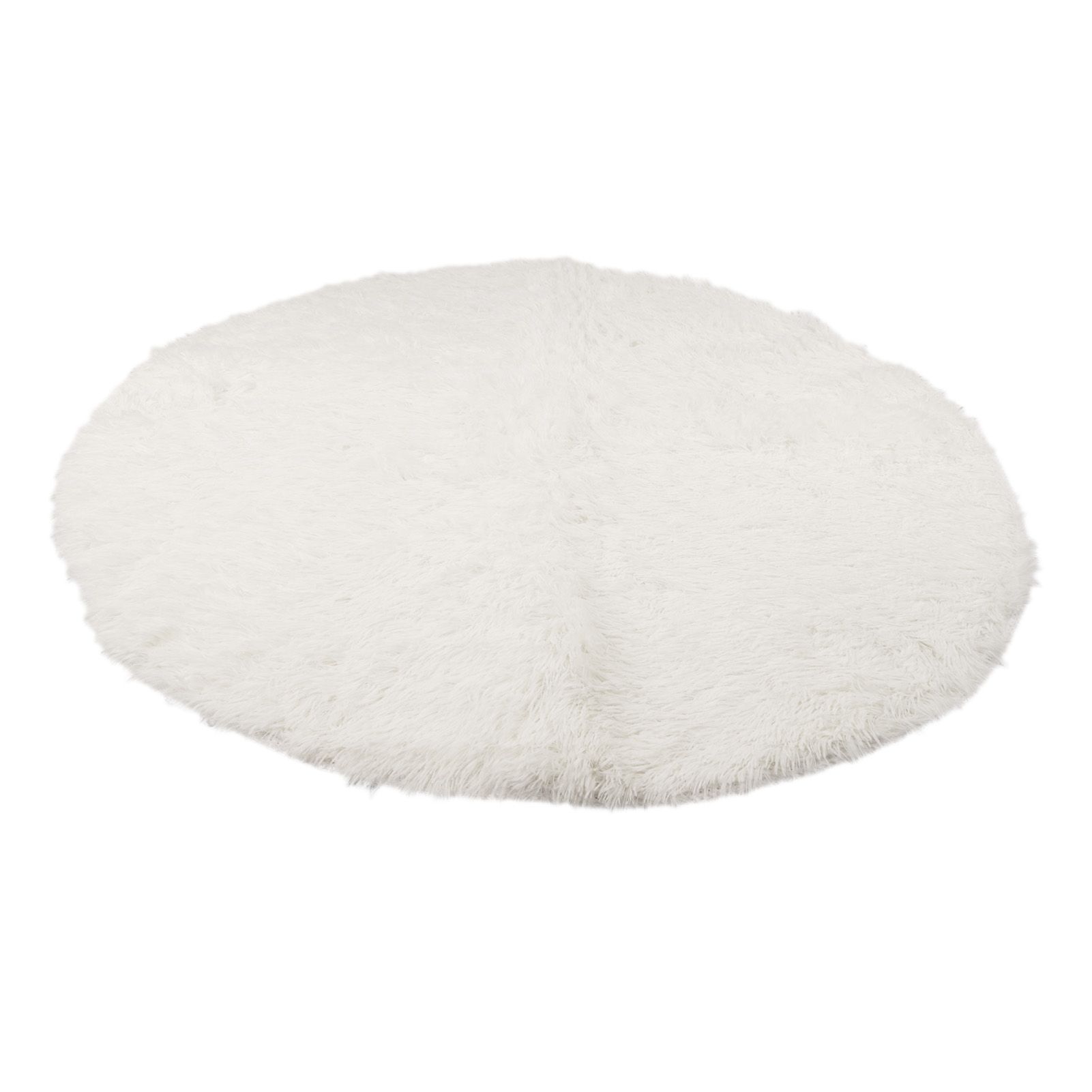 Round Plush Carpet Super Soft Fluffy Carpets Anti Skid Fuzzy Rug Modern Plush Area Rugs for Living Room Bedroom White - Image 5