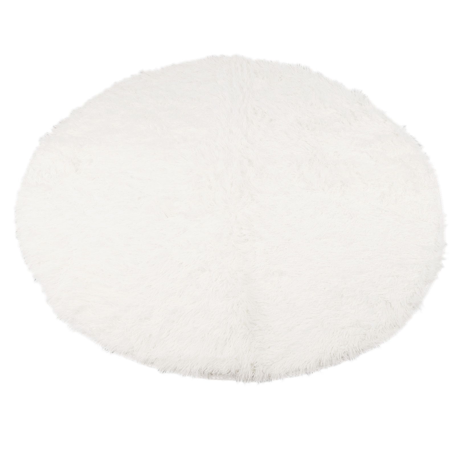 Round Plush Carpet Super Soft Fluffy Carpets Anti Skid Fuzzy Rug Modern Plush Area Rugs for Living Room Bedroom White - Image 7