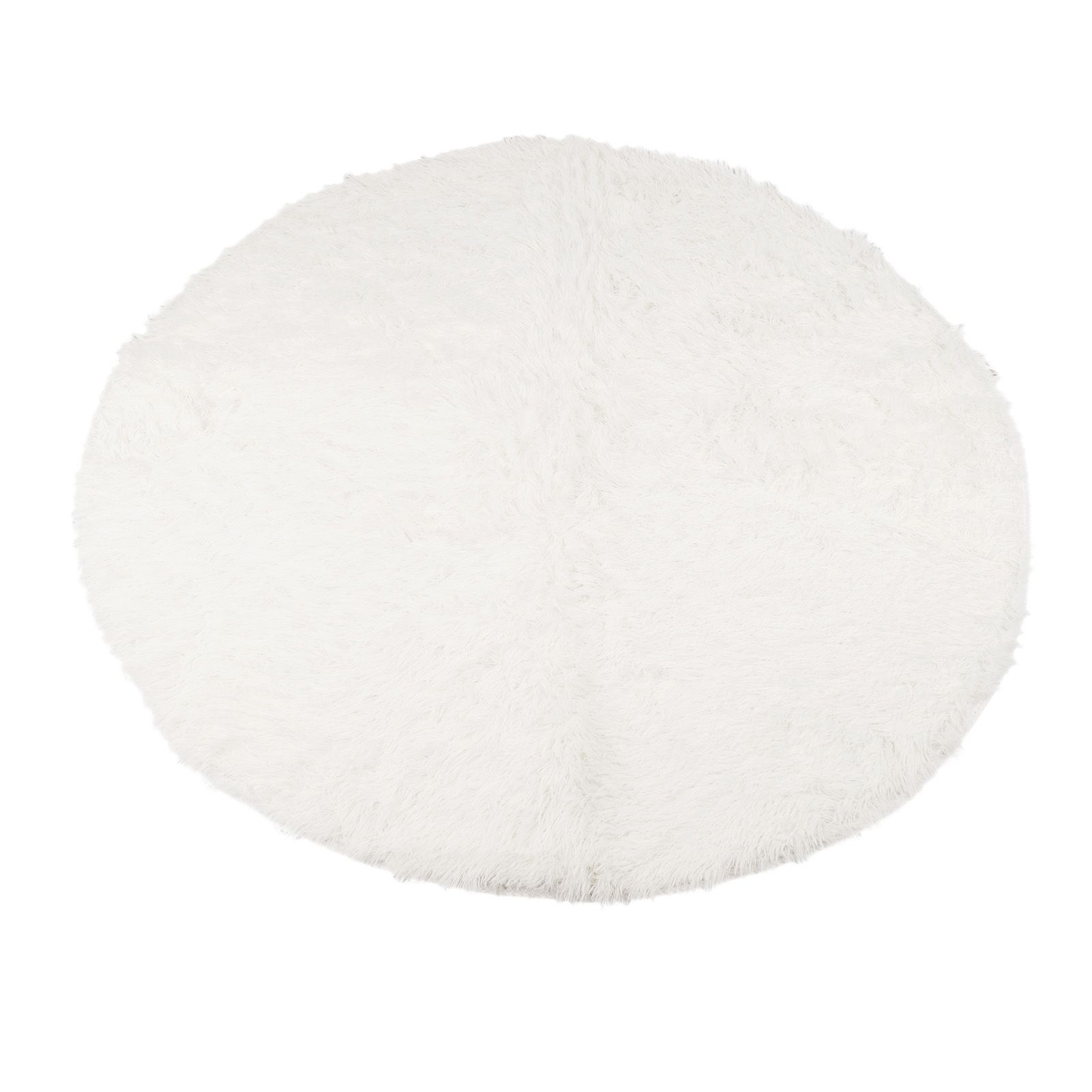 Round Plush Carpet Super Soft Fluffy Carpets Anti Skid Fuzzy Rug Modern Plush Area Rugs for Living Room Bedroom White - Image 8