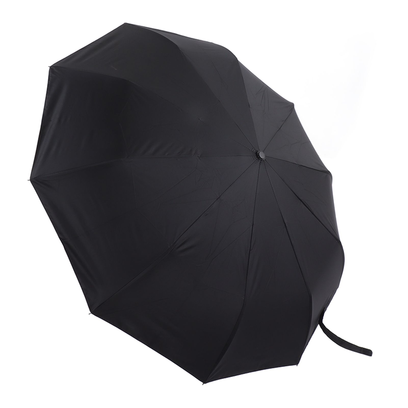 Automatic Umbrella 10 Ribs Windproof Sun Protection Dual Use Travel Umbrella with LED Torch for Outdoor Travel Business - Image 1