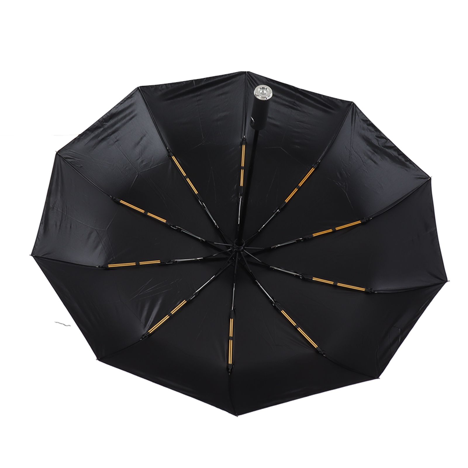 Automatic Umbrella 10 Ribs Windproof Sun Protection Dual Use Travel Umbrella with LED Torch for Outdoor Travel Business - Image 5