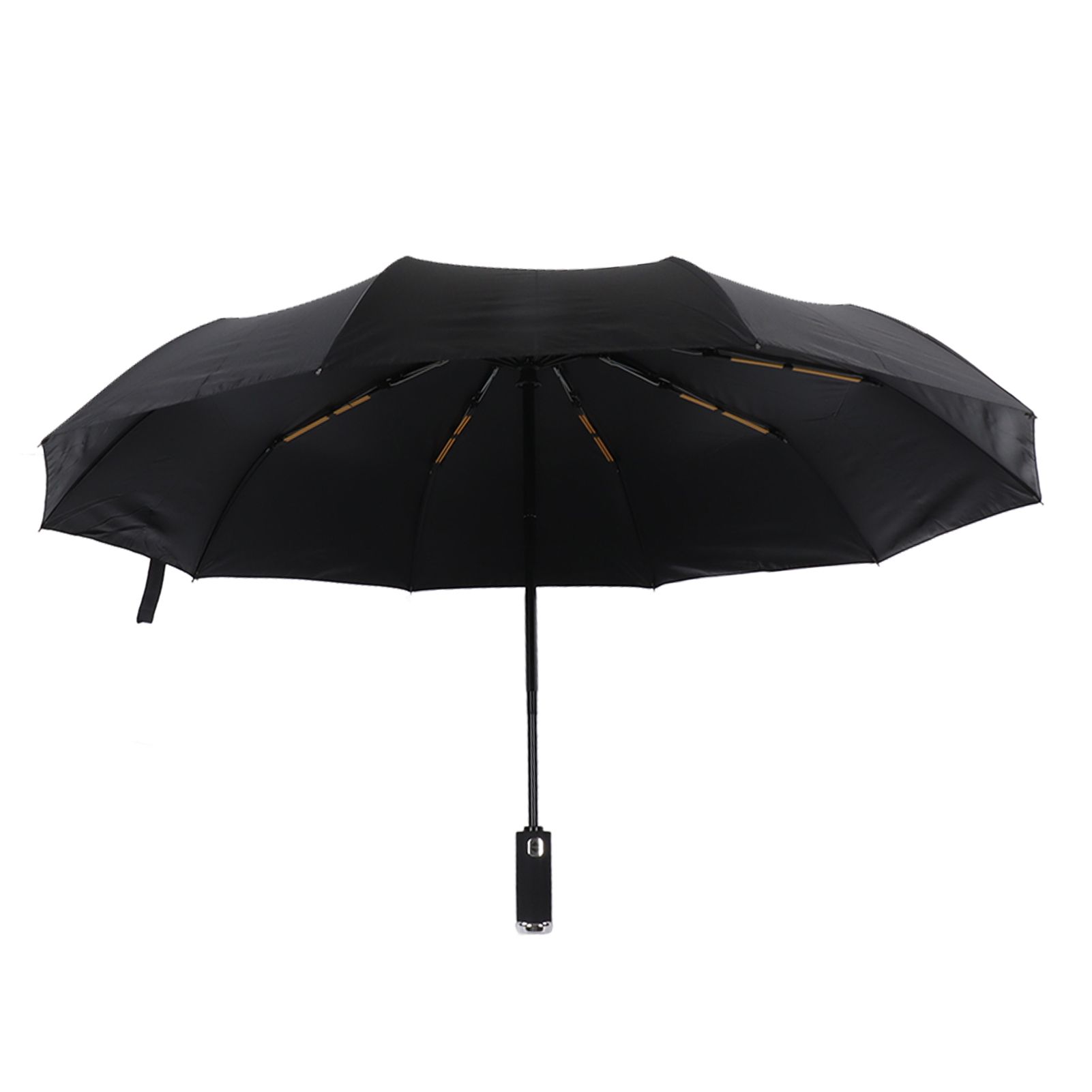 Automatic Umbrella 10 Ribs Windproof Sun Protection Dual Use Travel Umbrella with LED Torch for Outdoor Travel Business - Image 8