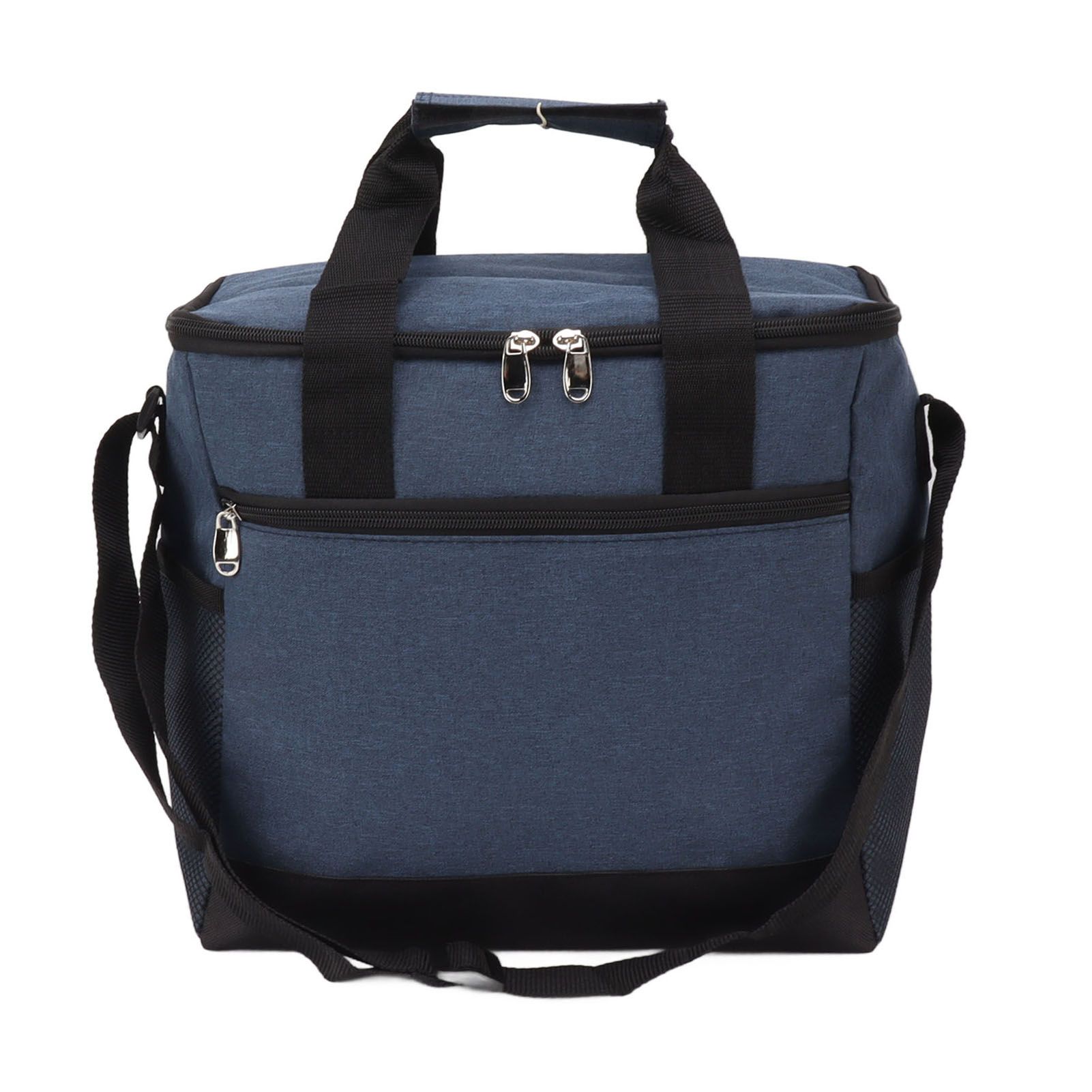 Collapsible Cooler Bag 15L Large Capcity Insulated Leakproof Heat Preservation Food Bag for Beach Picnics Camping Barbecues Blue - Image 1