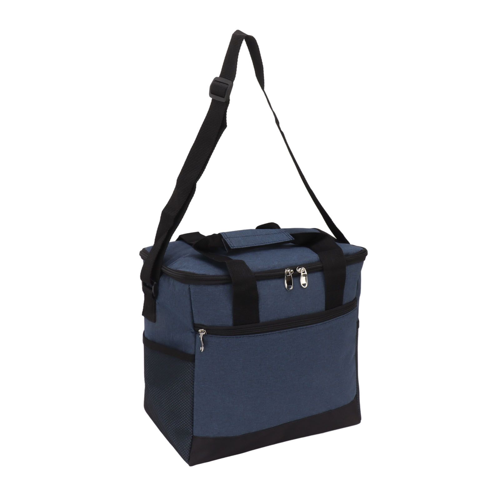 Collapsible Cooler Bag 15L Large Capcity Insulated Leakproof Heat Preservation Food Bag for Beach Picnics Camping Barbecues Blue - Image 7