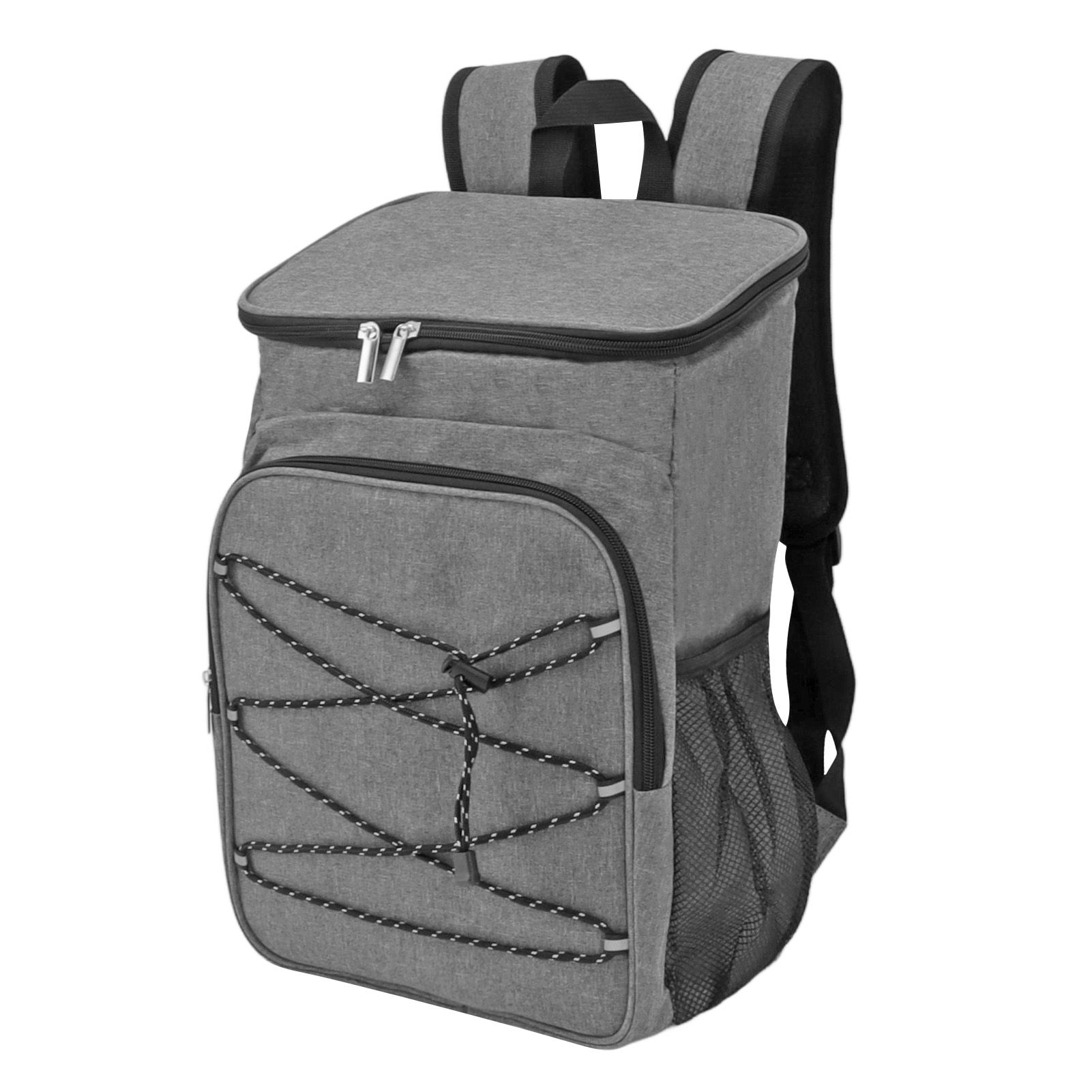 Camping Insulated Backpack Cooler Backpackck Thermal Cooler Bag with Cup Holders for Fruits Drinks Lunch Boxes Mobile Phones Wallets - Image 1