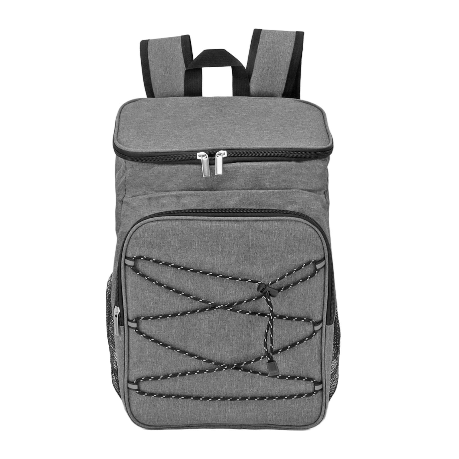 Camping Insulated Backpack Cooler Backpackck Thermal Cooler Bag with Cup Holders for Fruits Drinks Lunch Boxes Mobile Phones Wallets - Image 2