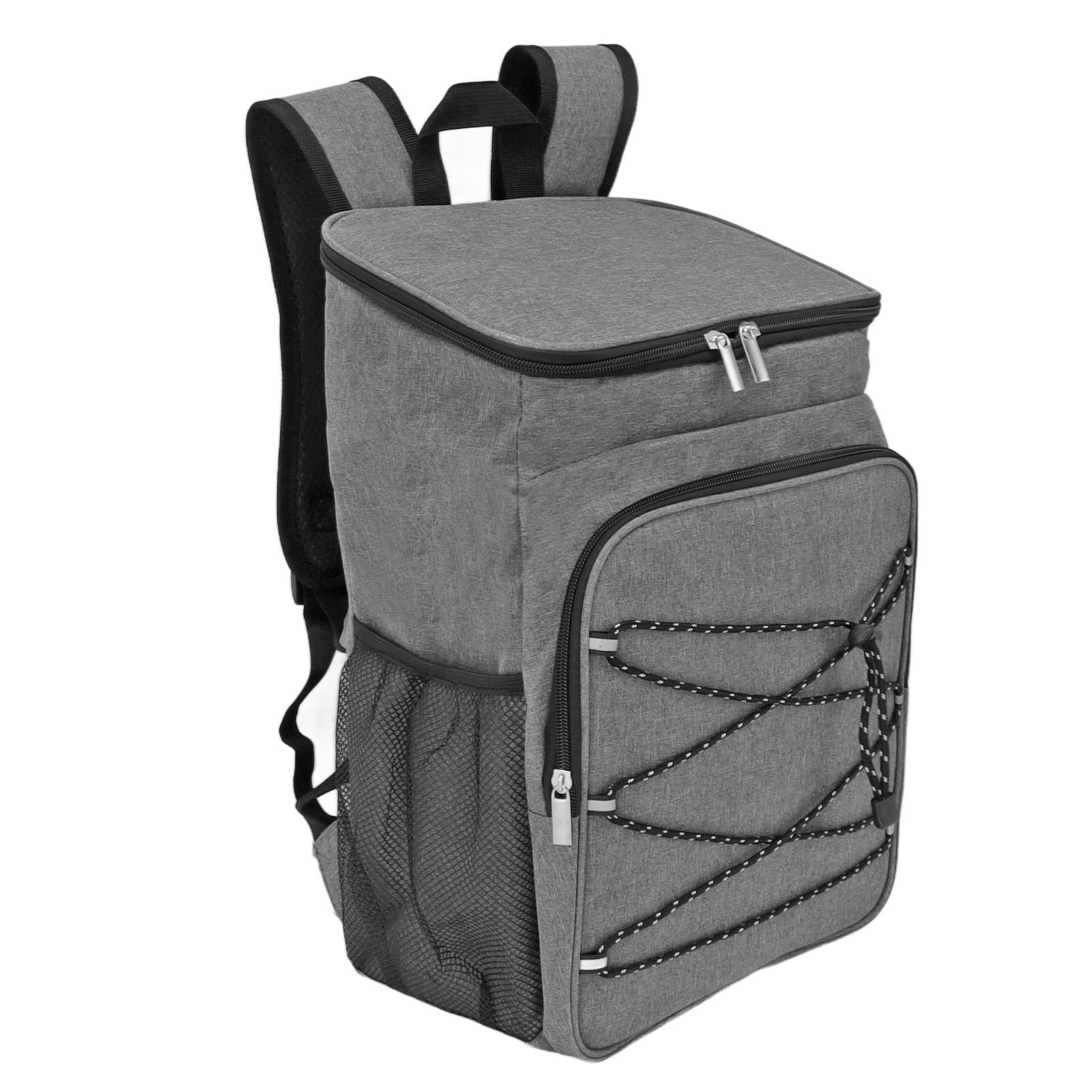 Camping Insulated Backpack Cooler Backpackck Thermal Cooler Bag with Cup Holders for Fruits Drinks Lunch Boxes Mobile Phones Wallets - Image 3