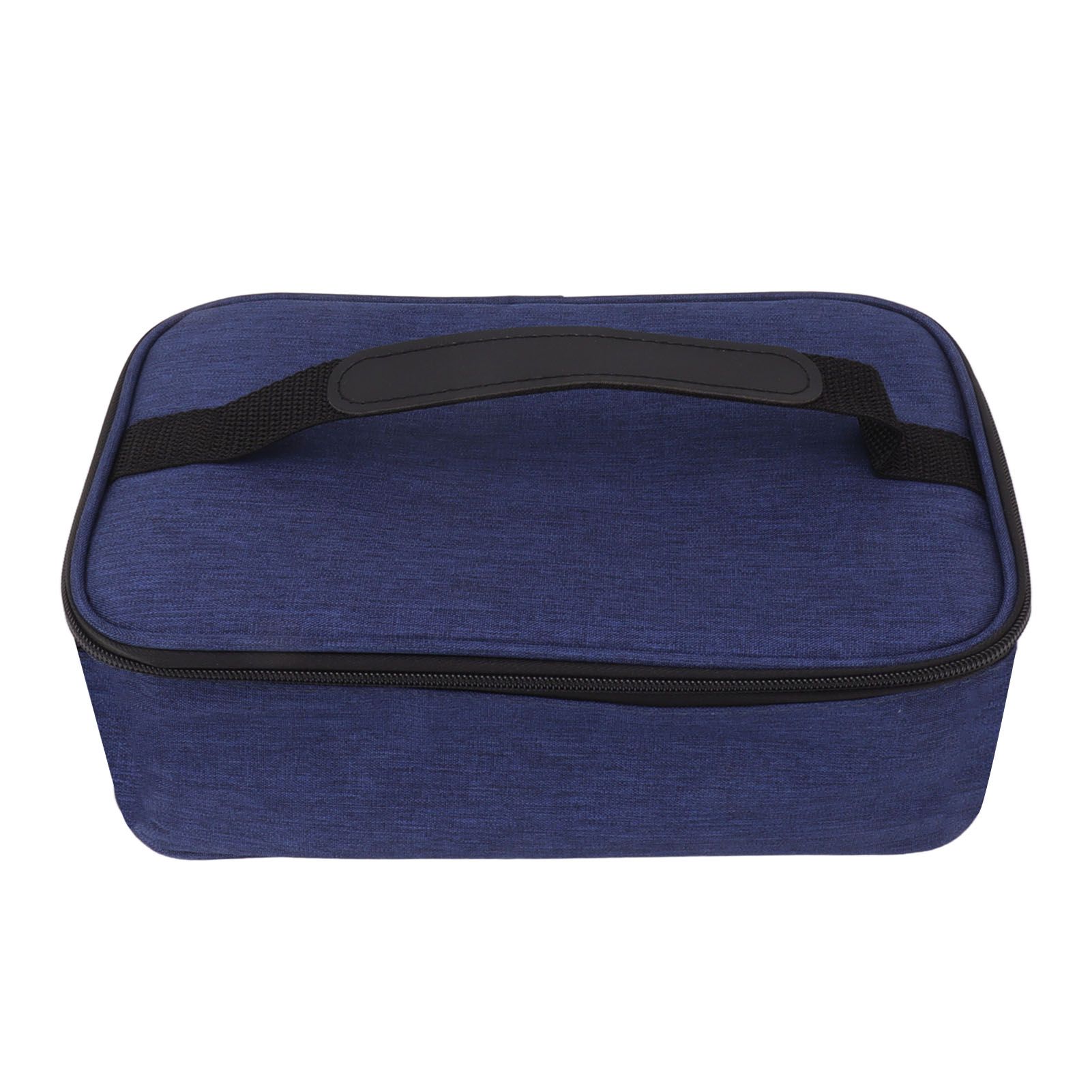 Lunch Bag 3.2L Large Capacity Leakproof Oxford Fabric Portable Handle Insulated Lunch Bag for Office School Outing Blue - Image 4