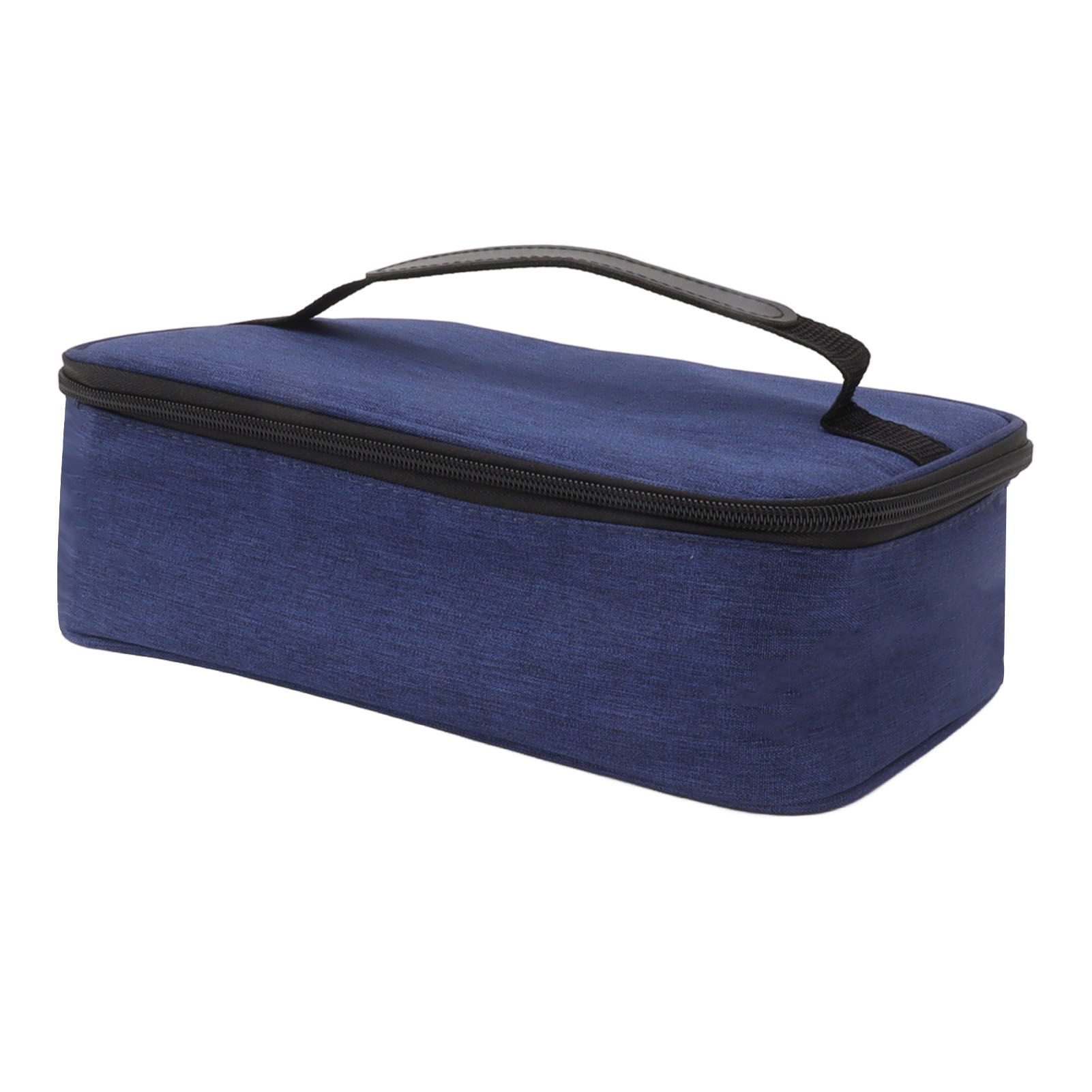 Lunch Bag 3.2L Large Capacity Leakproof Oxford Fabric Portable Handle Insulated Lunch Bag for Office School Outing Blue - Image 5