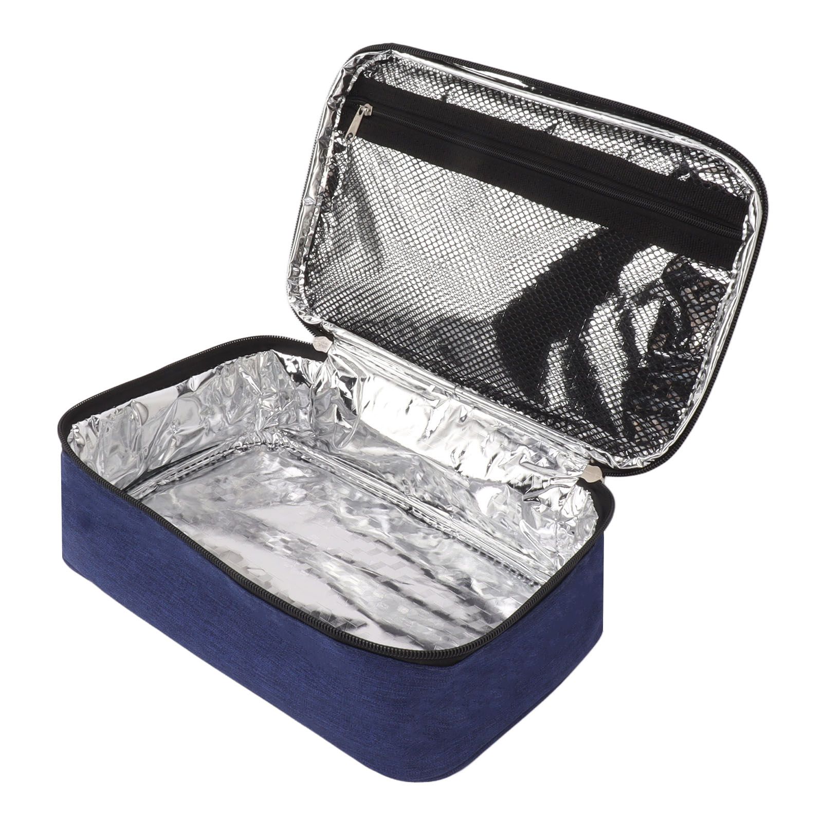 Lunch Bag 3.2L Large Capacity Leakproof Oxford Fabric Portable Handle Insulated Lunch Bag for Office School Outing Blue - Image 6