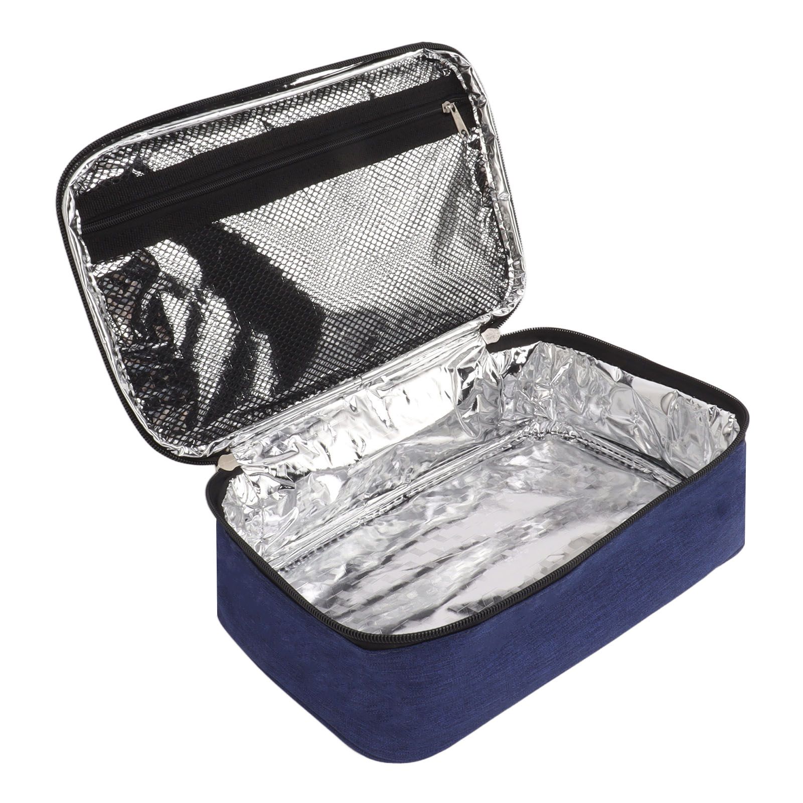 Lunch Bag 3.2L Large Capacity Leakproof Oxford Fabric Portable Handle Insulated Lunch Bag for Office School Outing Blue - Image 7