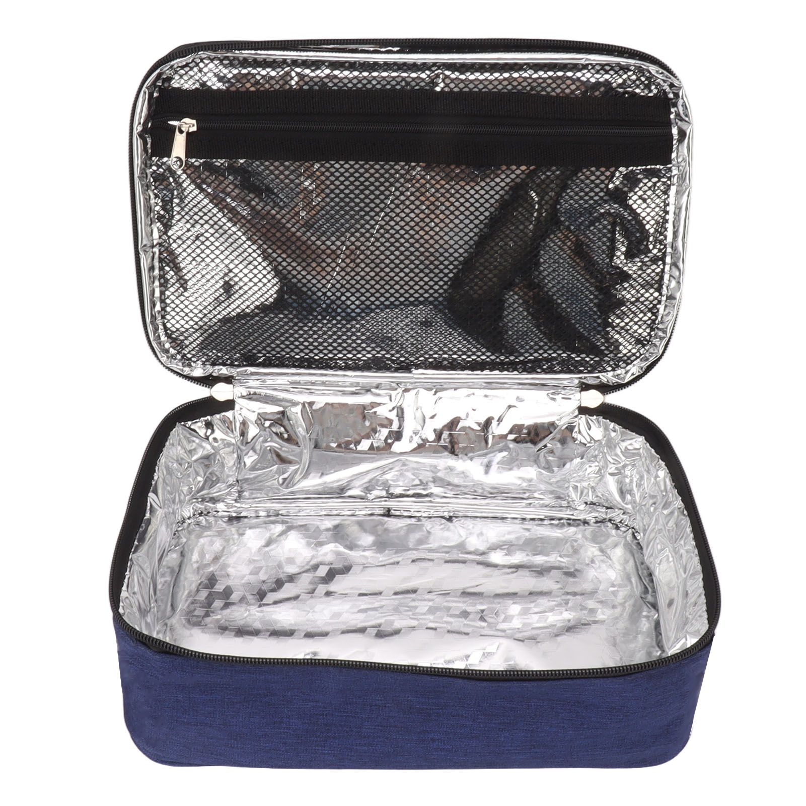 Lunch Bag 3.2L Large Capacity Leakproof Oxford Fabric Portable Handle Insulated Lunch Bag for Office School Outing Blue - Image 8
