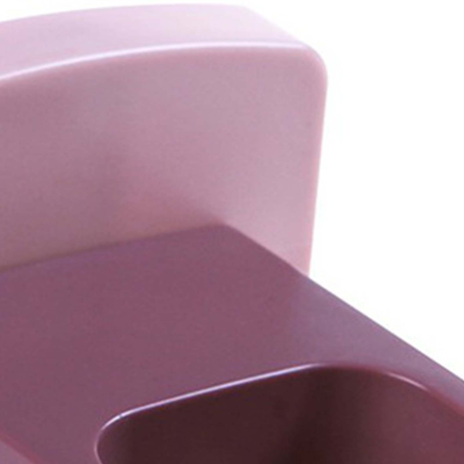Wall Mounted Hair Dryer Holder Punch Free Self Adhesive Blow Dryer Holder for Bathroom Washroom Pink - Image 8