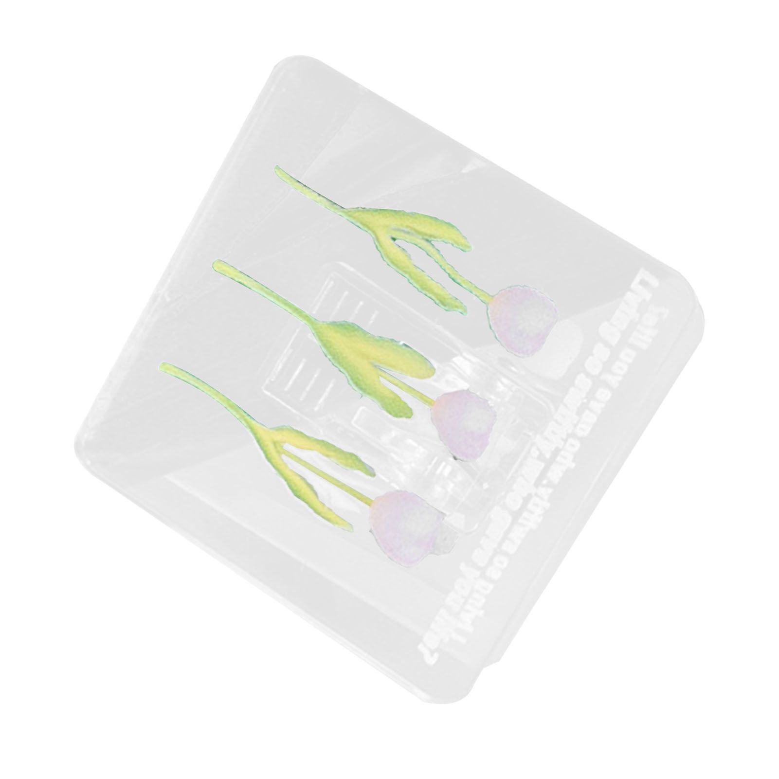 Double Sided Photo Clip Acrylic Tulip Pattern Multifunctional Transparent Paper Clamp for Organization Light Pink - Image 8
